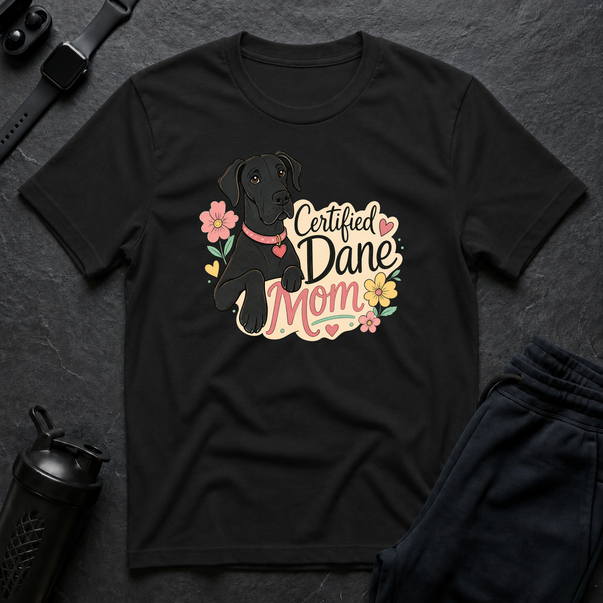 Certified Dane Mom T-Shirt