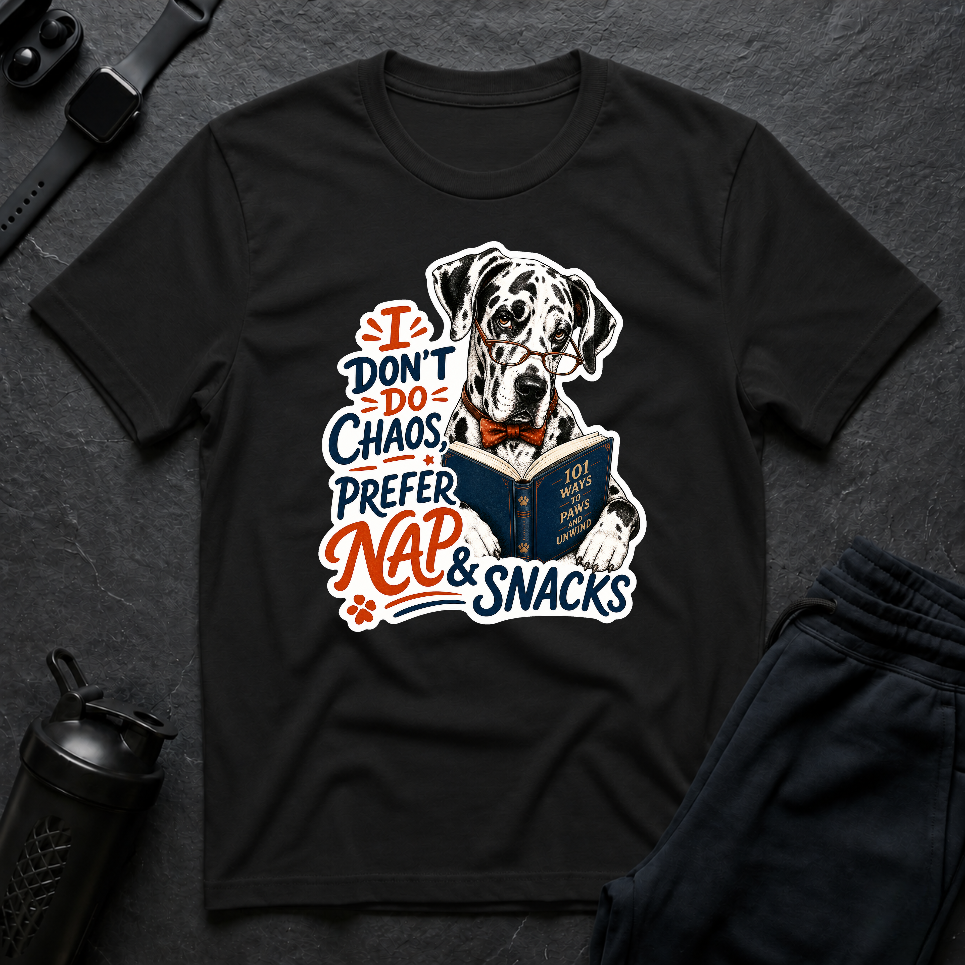 Paws Nap Snacks Tee