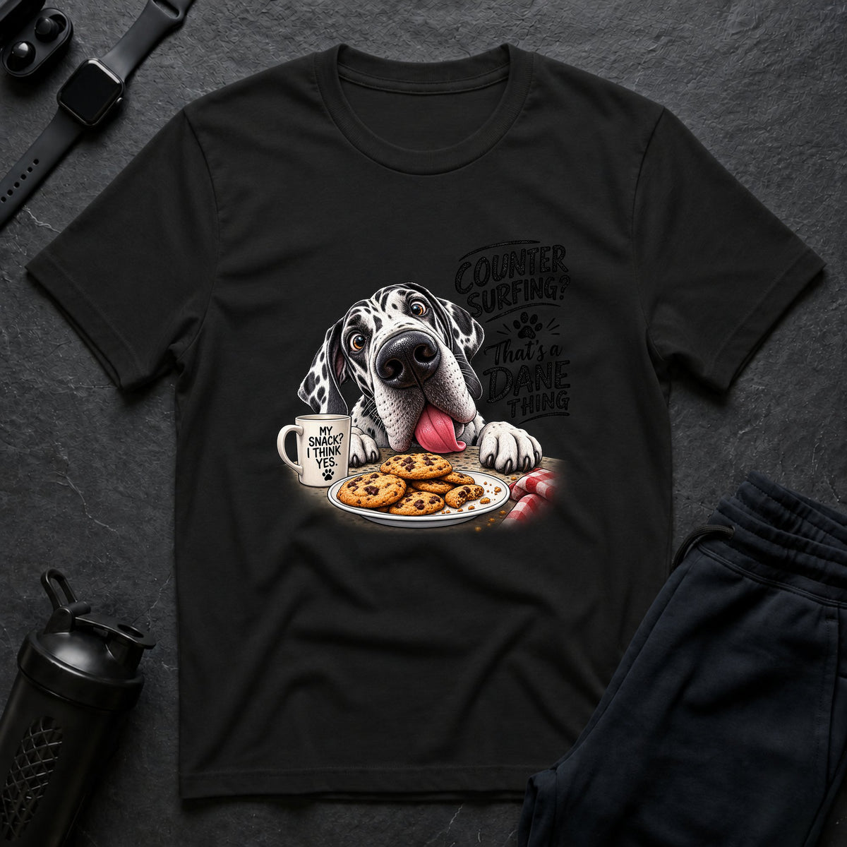 Dane Snack Surfing  T-Shirt