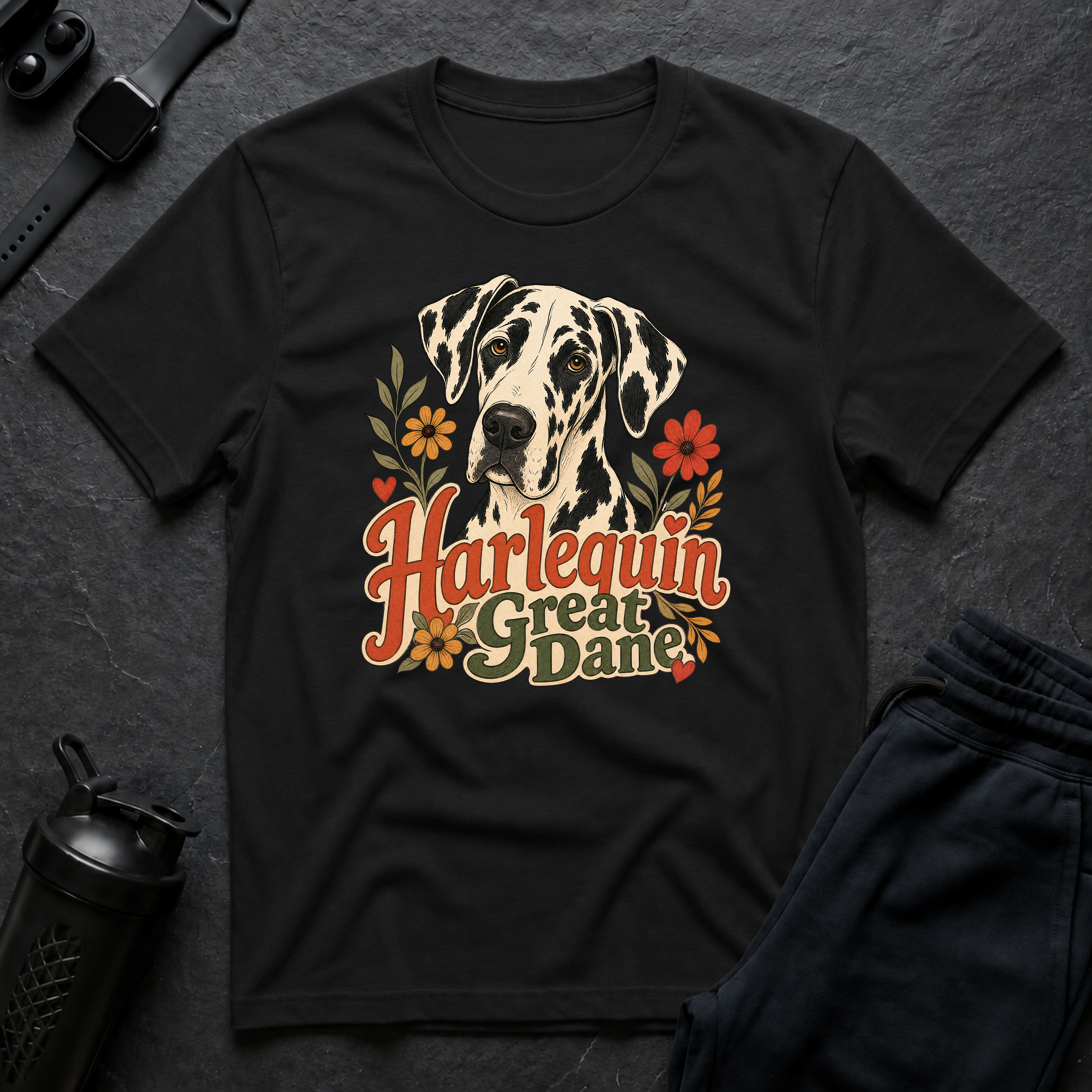Harlequin Great Dane Blooms