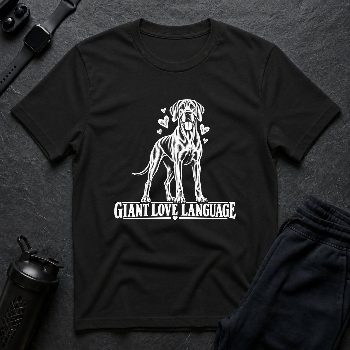 Giant Love Language – Great Dane T-Shirt