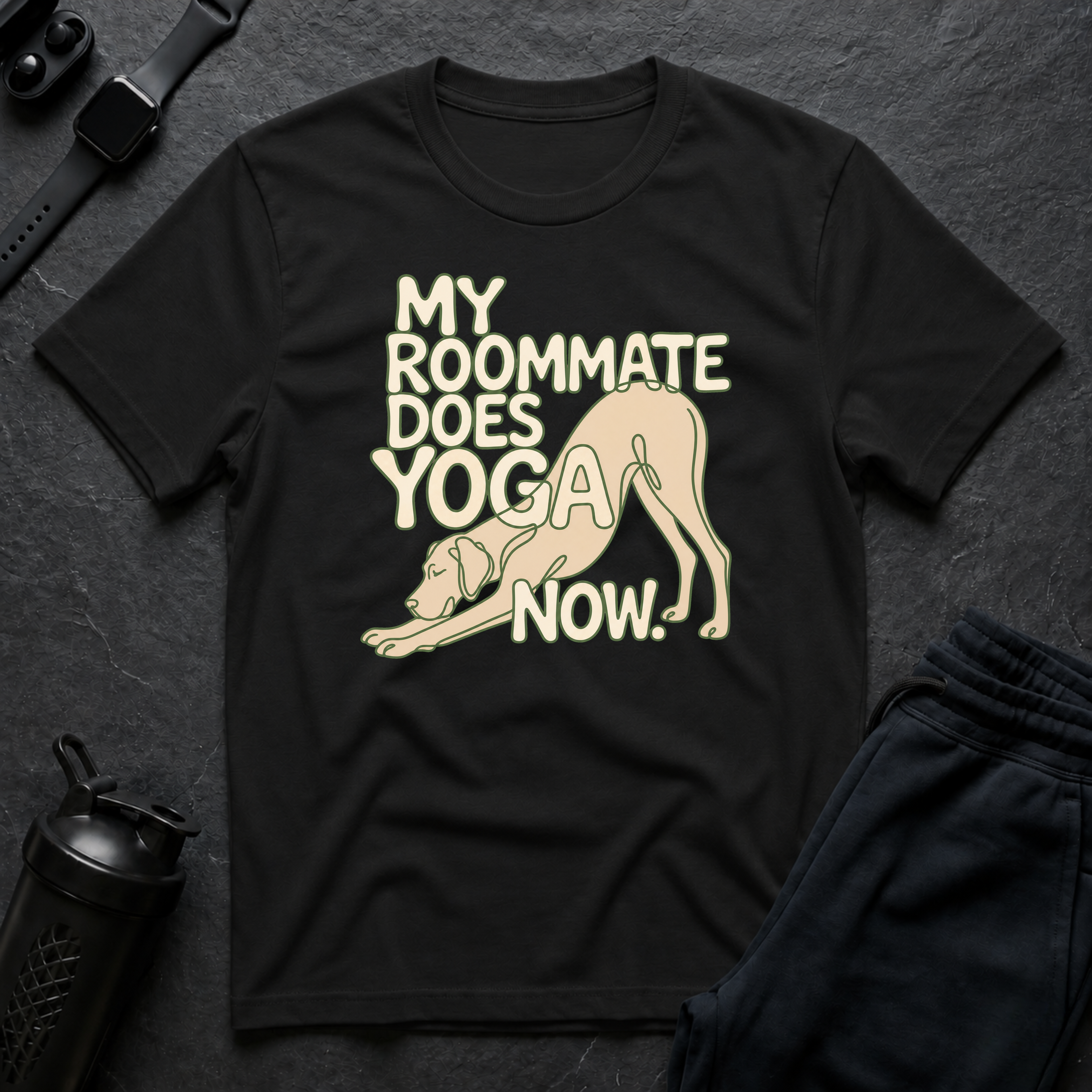 Roommate Yoga Dog