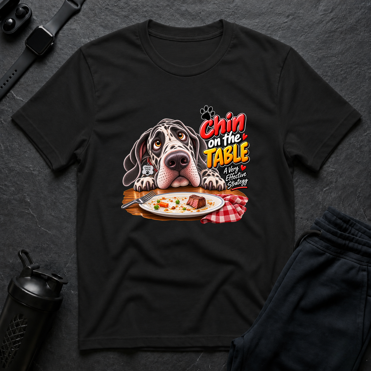 Chin On Table