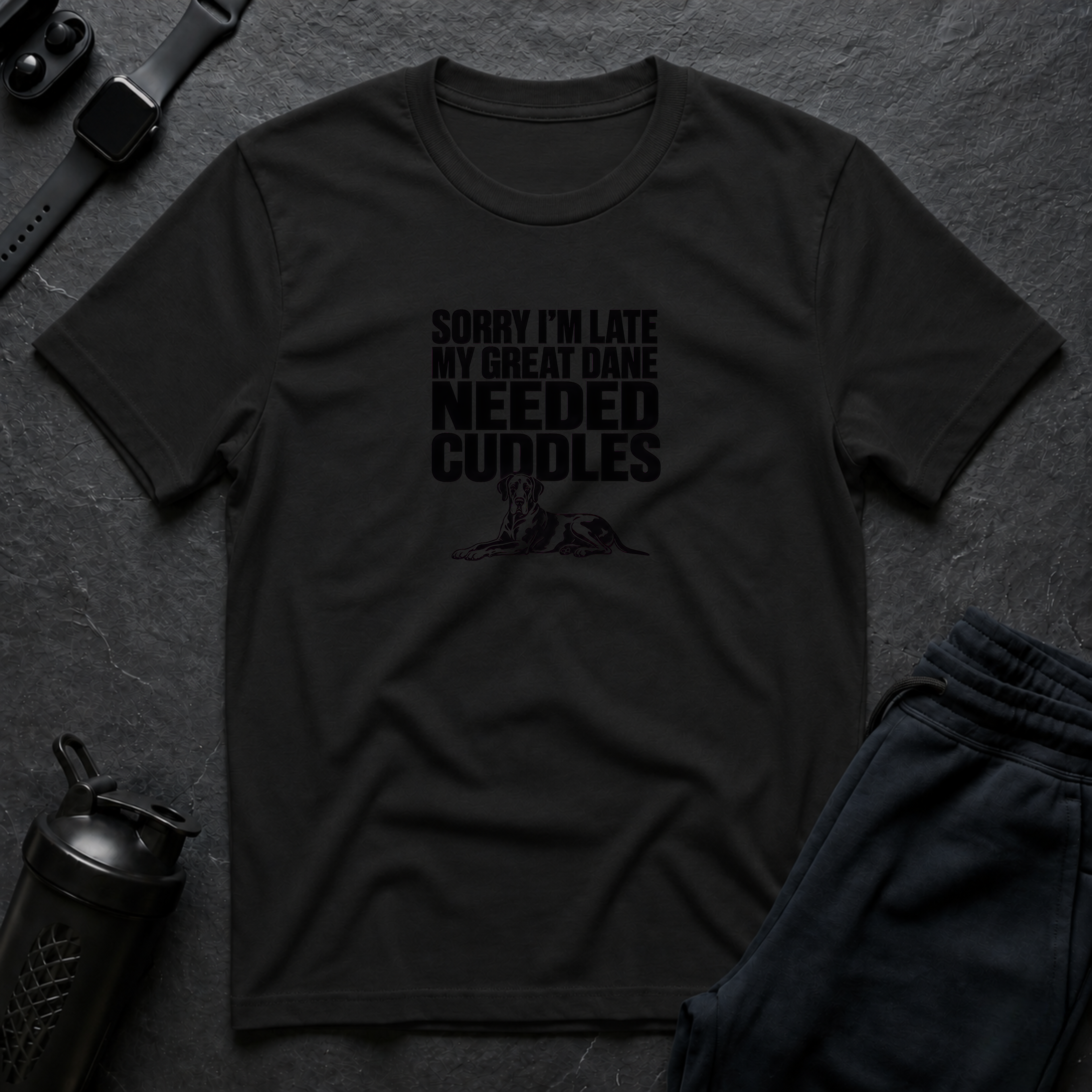 Great Dane Cuddles T-Shirt