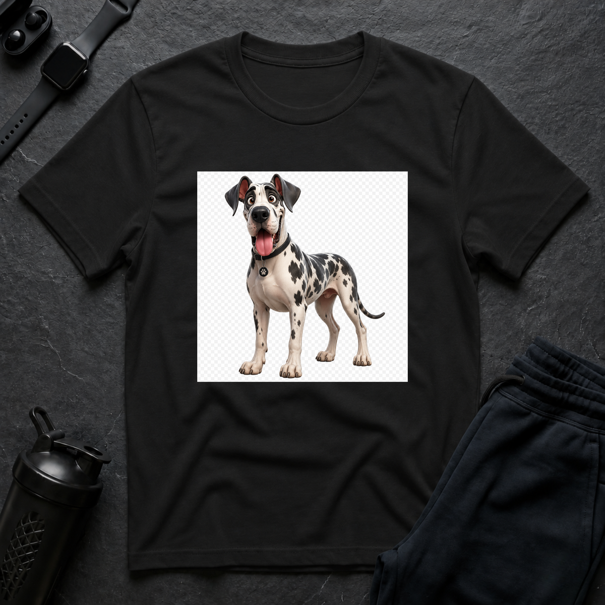 Happy Dalmatian – Great Dane T-Shirt