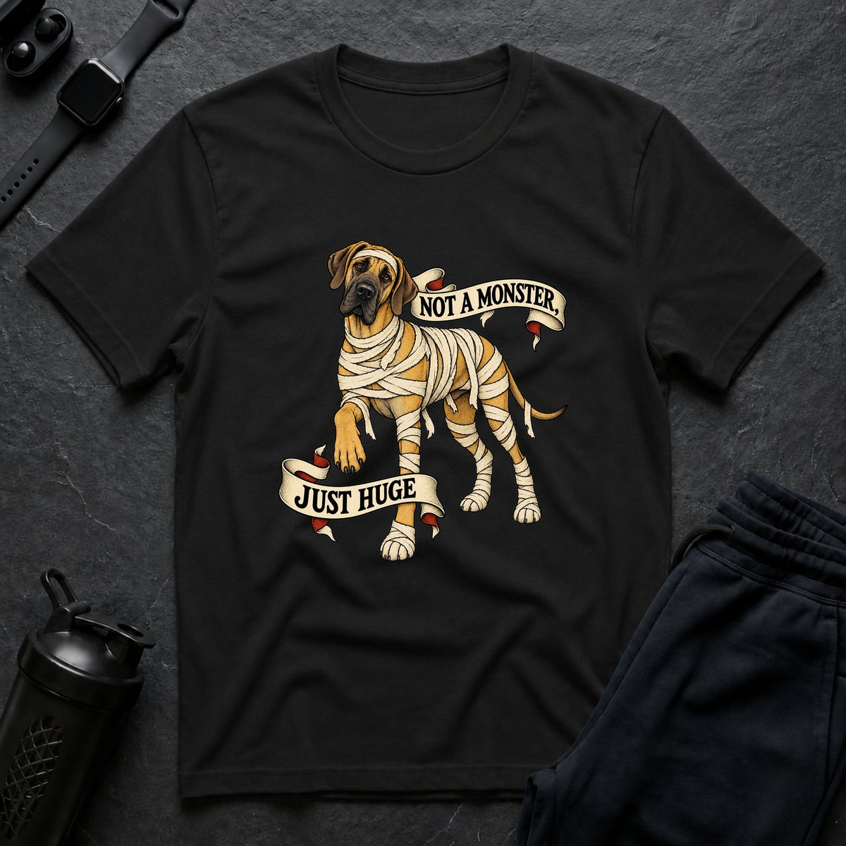 Mummy Dog – Great Dane T-Shirt