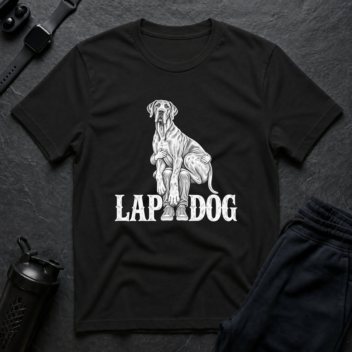 Lap Dog – Great Dane T-Shirt design