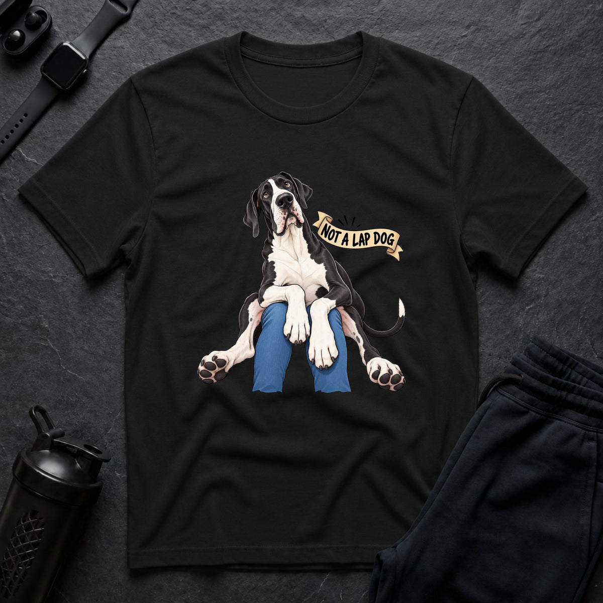 Not A Lapdog – Great Dane T-Shirt