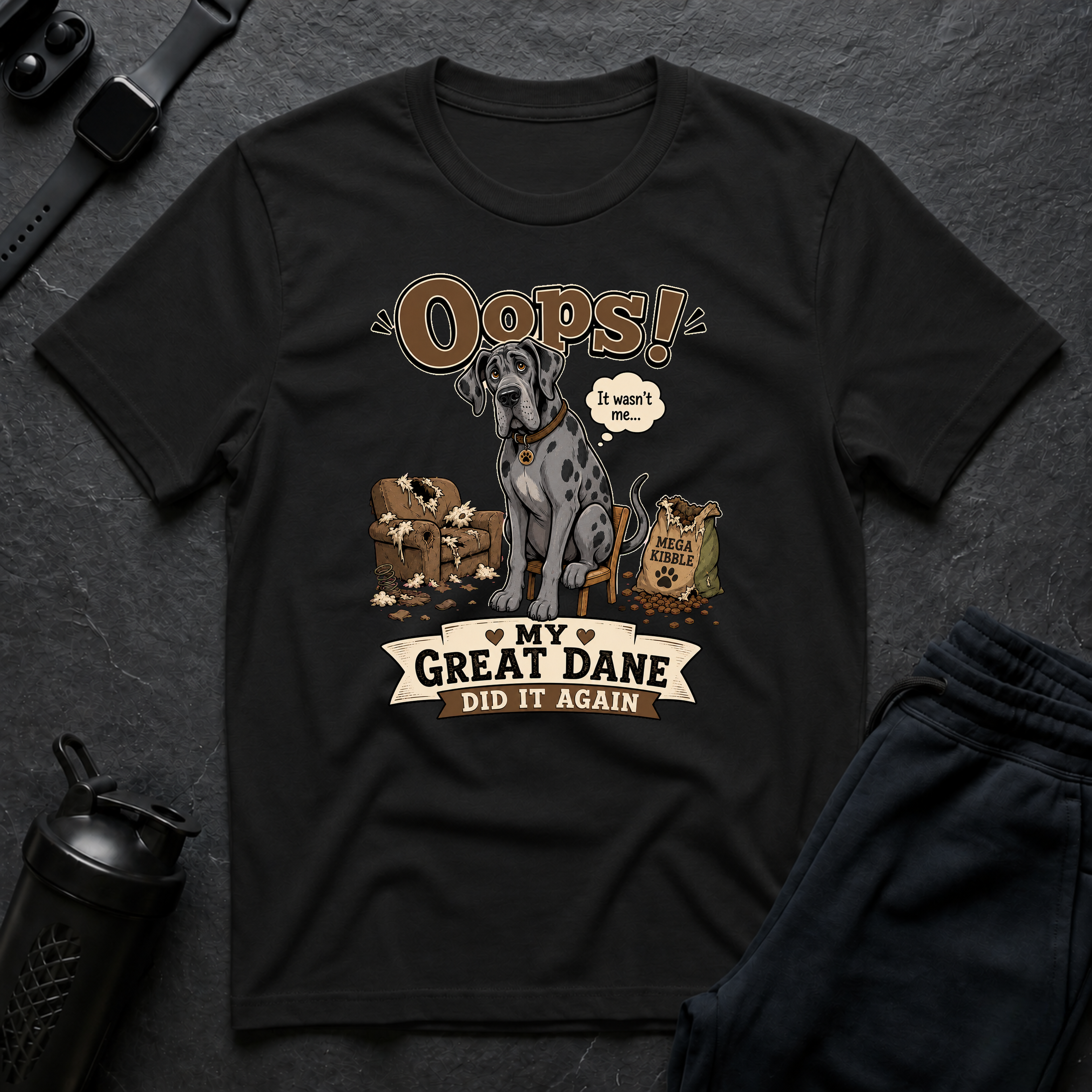 Oops Great Dane Mishap