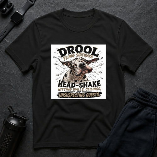 Drool Splash Zone – Great Dane T-Shirt