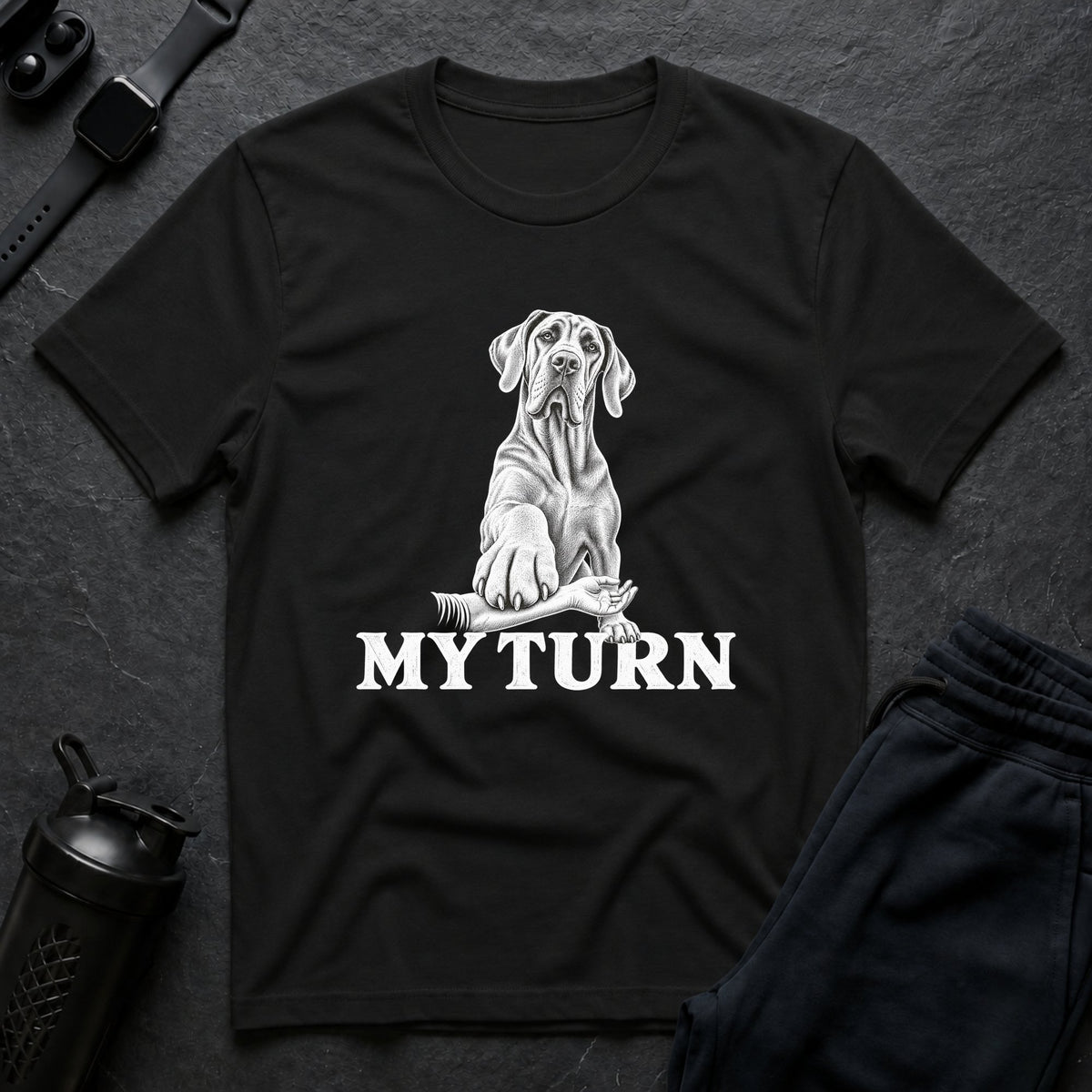 My Turn – Great Dane T-Shirt design