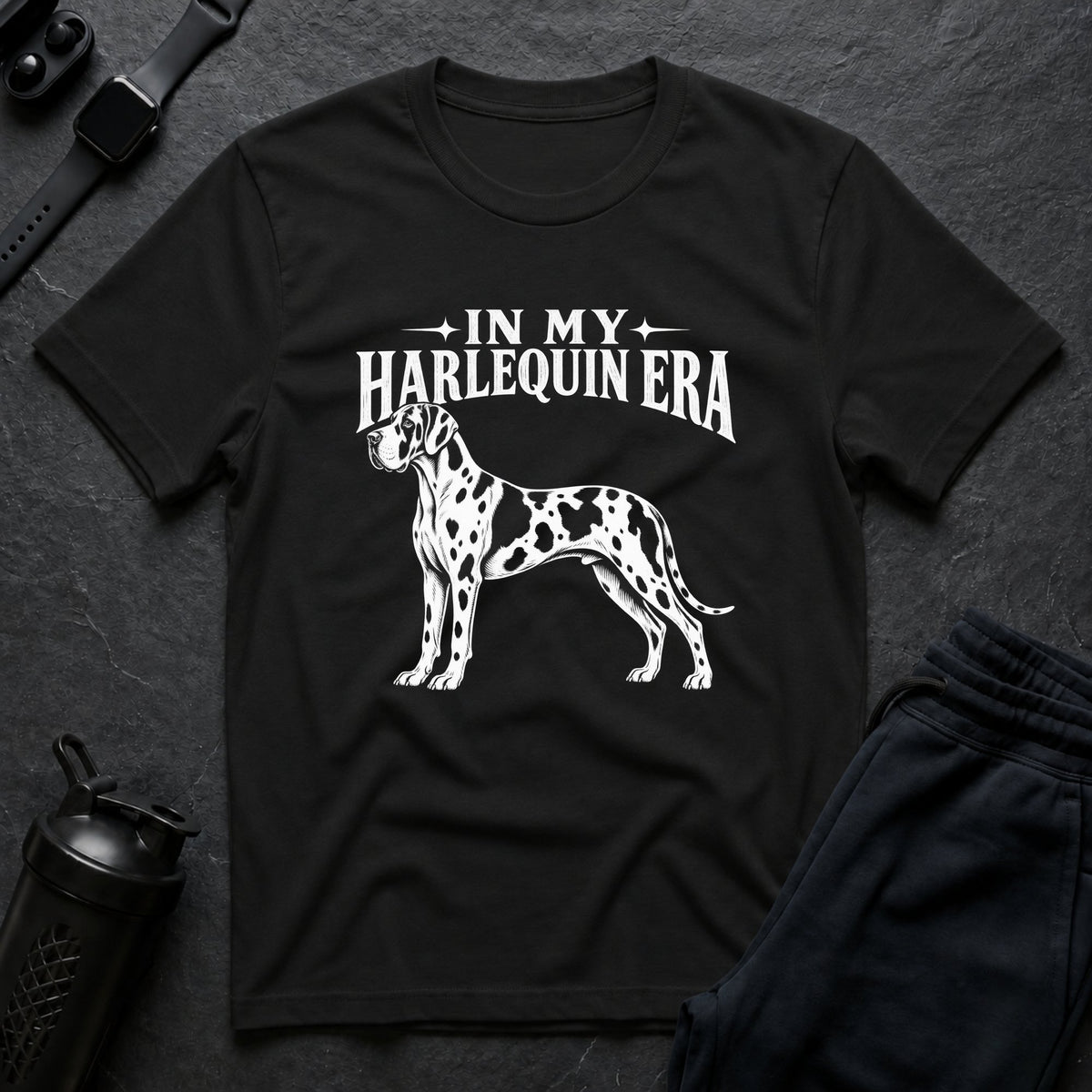 In My Harlequin – Great Dane T-Shirt design