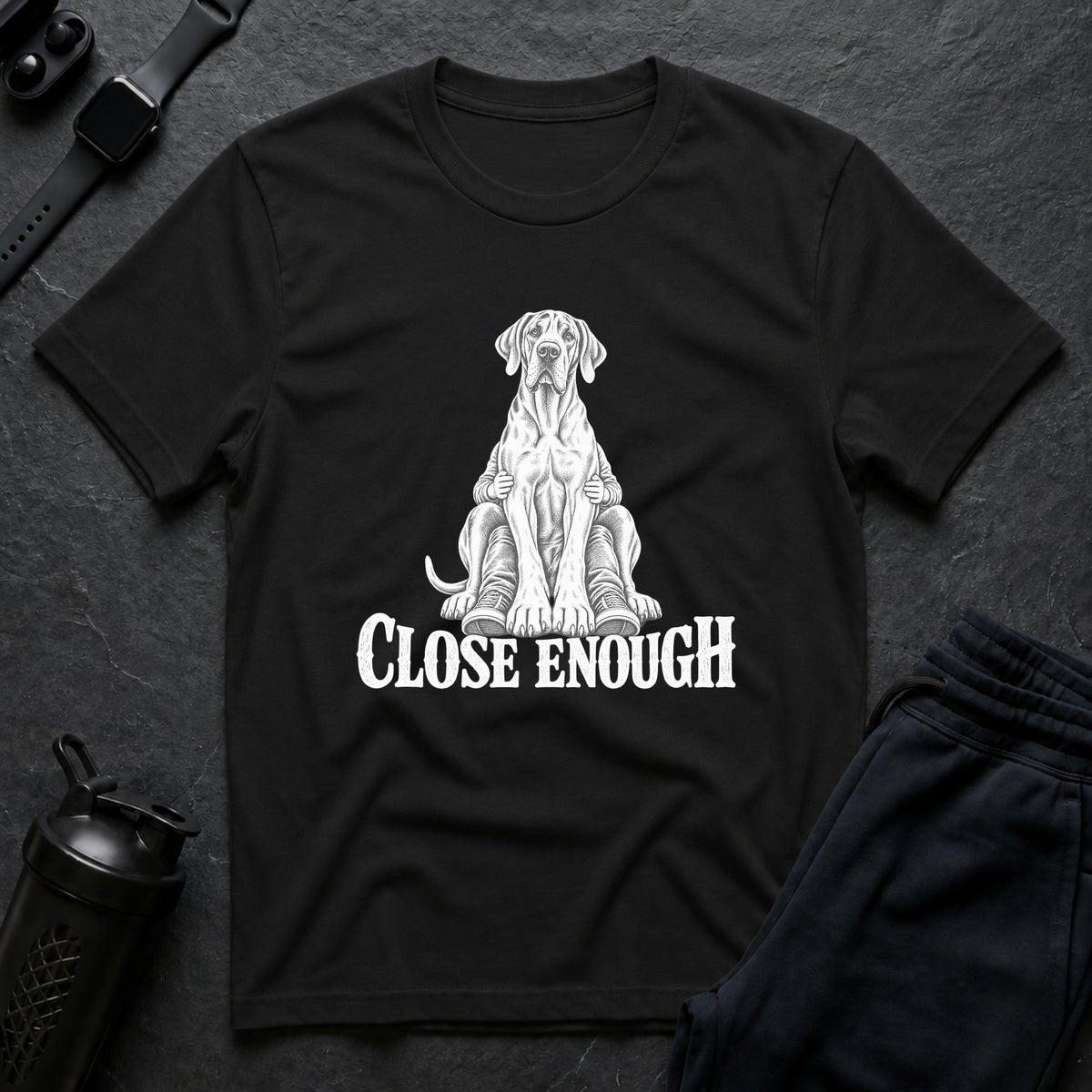 Close Enough – Great Dane T-Shirt design