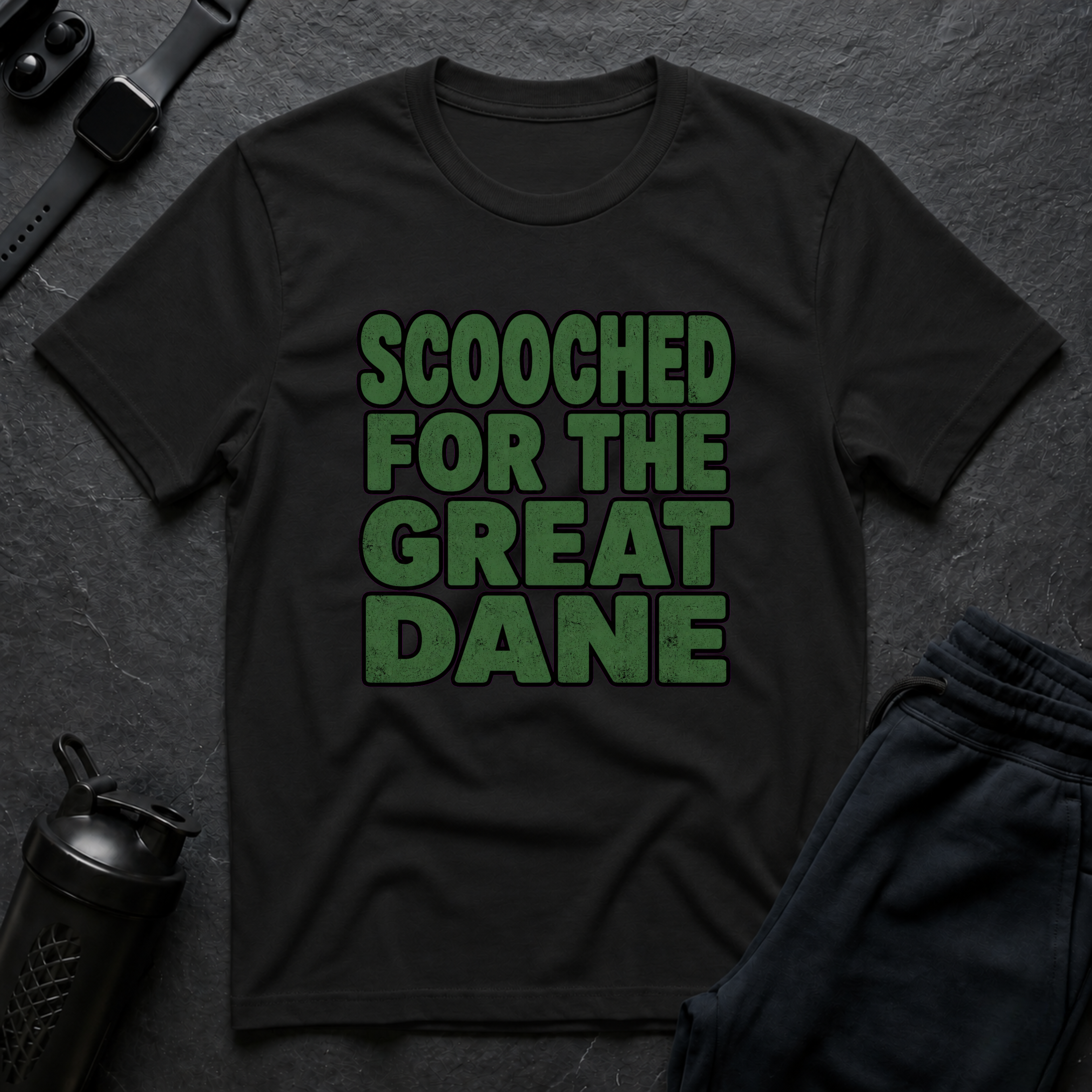 Scooched Canine Style