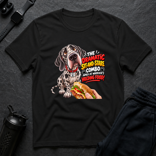 Dramatic Sit Stare – Great Dane T-Shirt