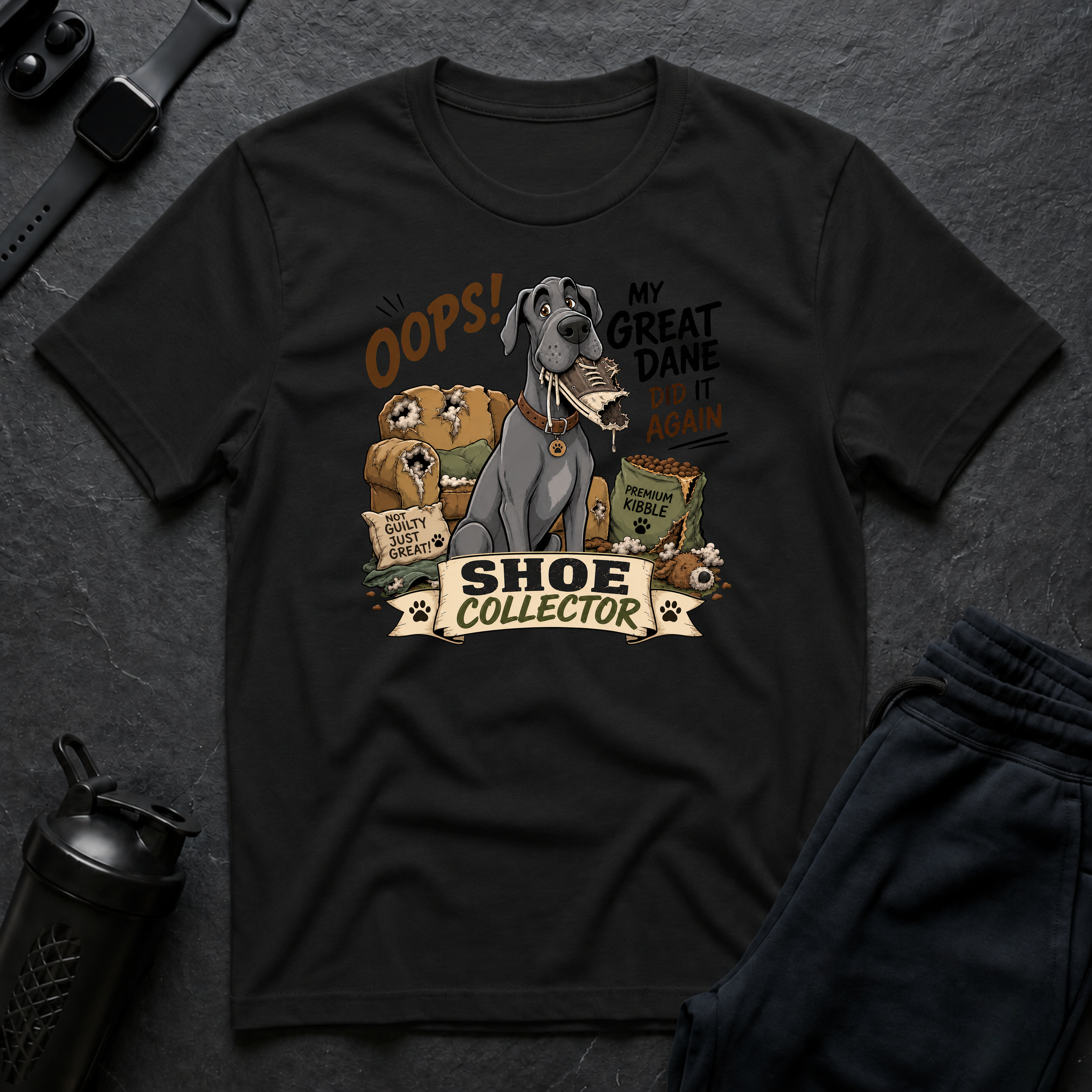 Great Dane Shoe Collector