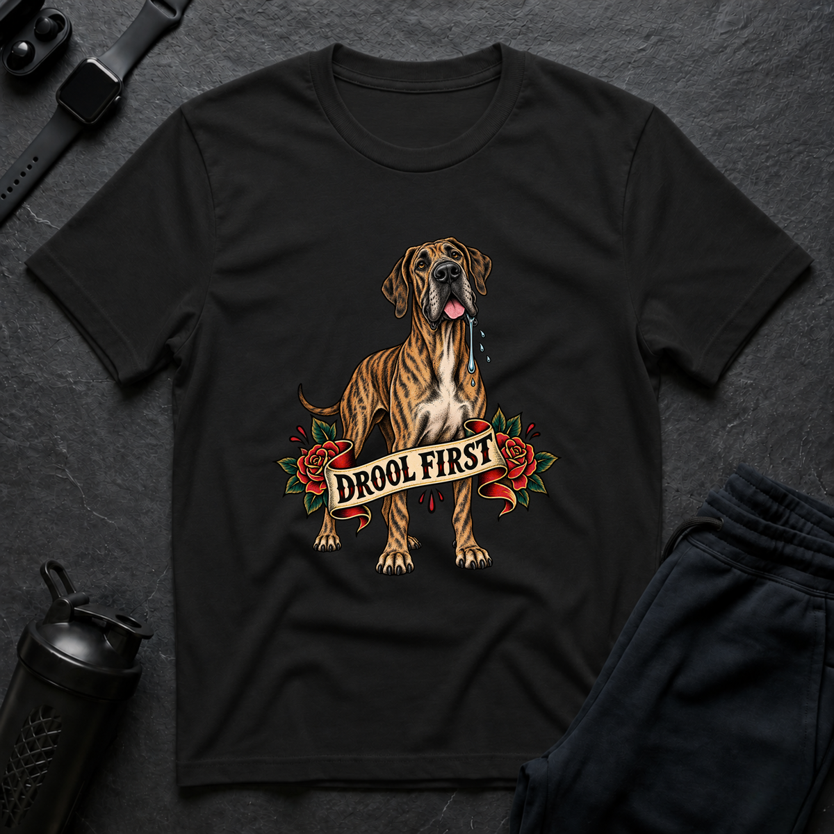 Drool First – Great Dane T-Shirt