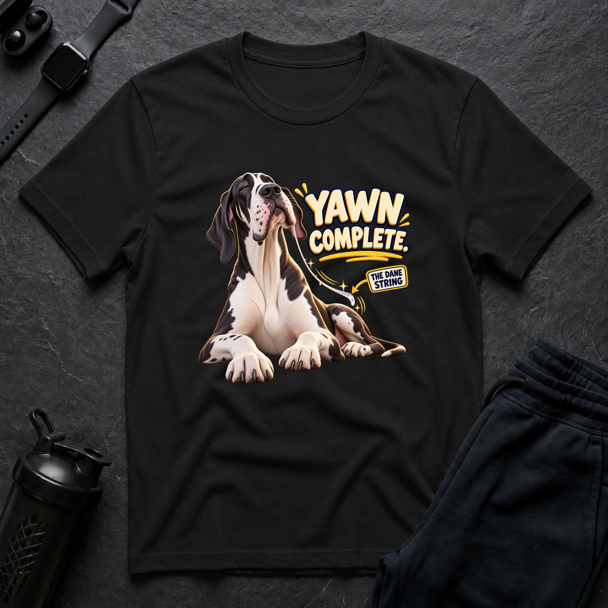 Dane Drool Charm – Great Dane T-Shirt
