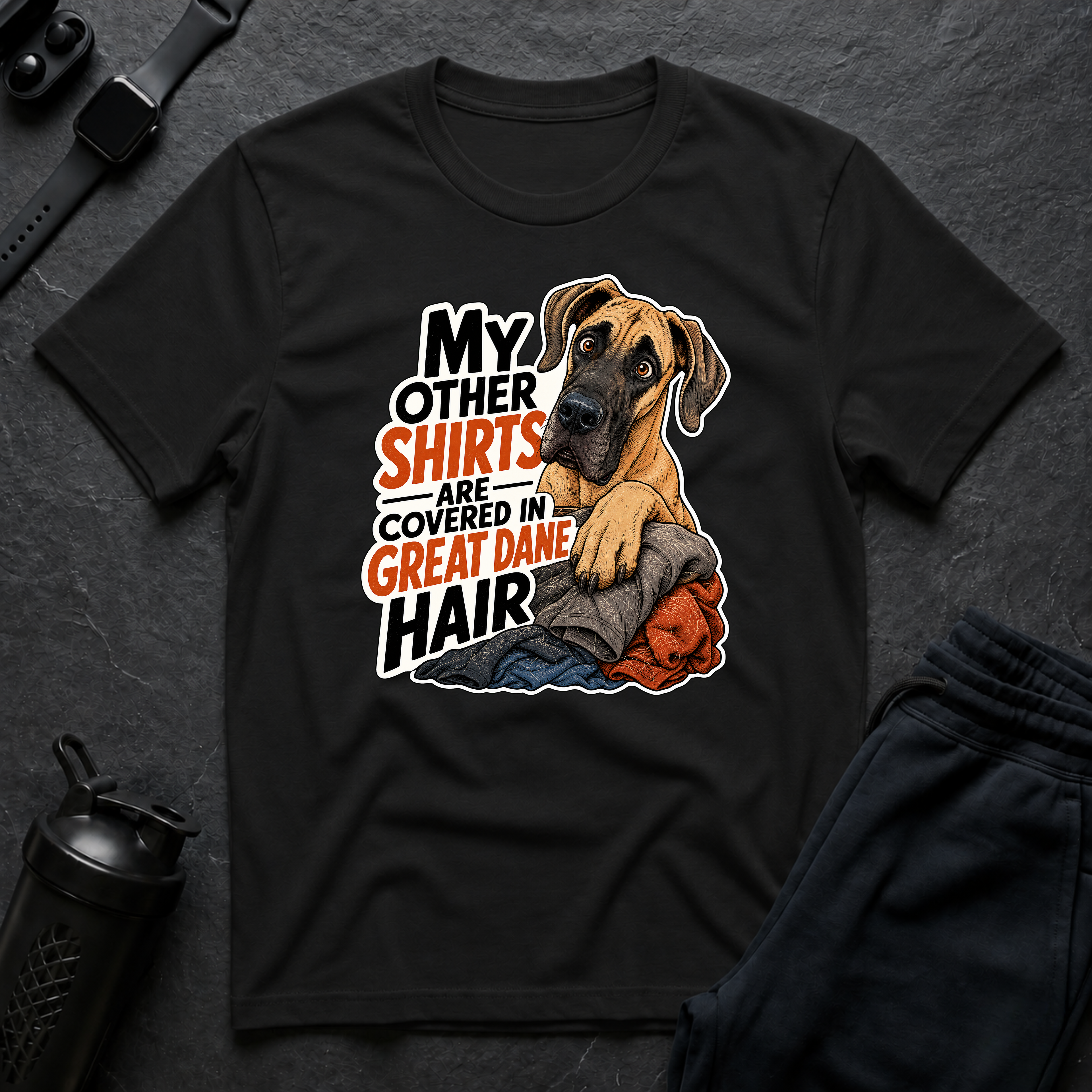 Great Dane Hair Tee