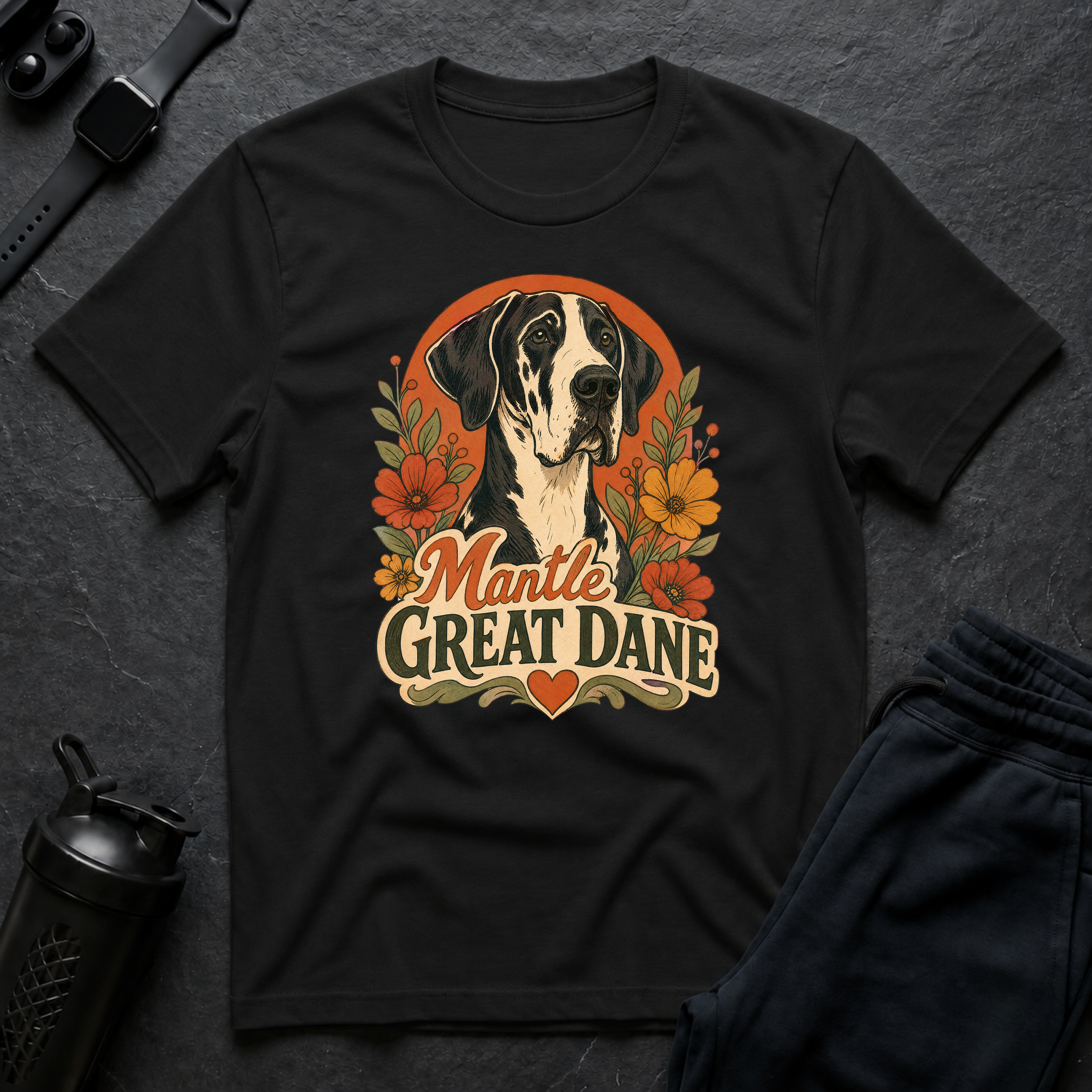Mantle Great Dane Blossoms