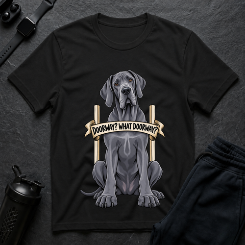 Doorway Dog – Great Dane T-Shirt
