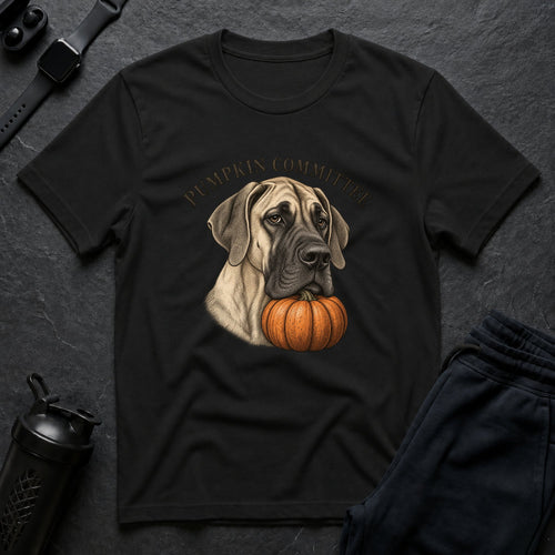 Doggy Pumpkin Patrol – Great Dane T-Shirt