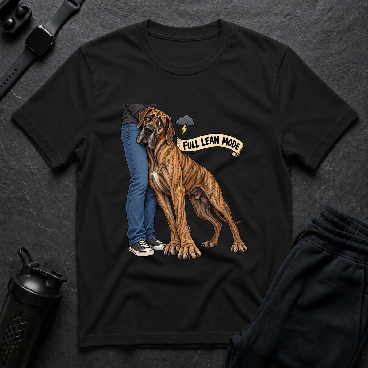 Lean Buddy Mode – Great Dane T-Shirt