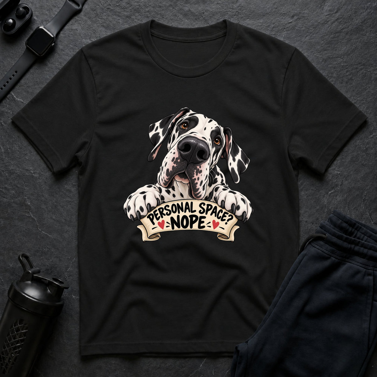 Personal Space Nope – Great Dane T-Shirt