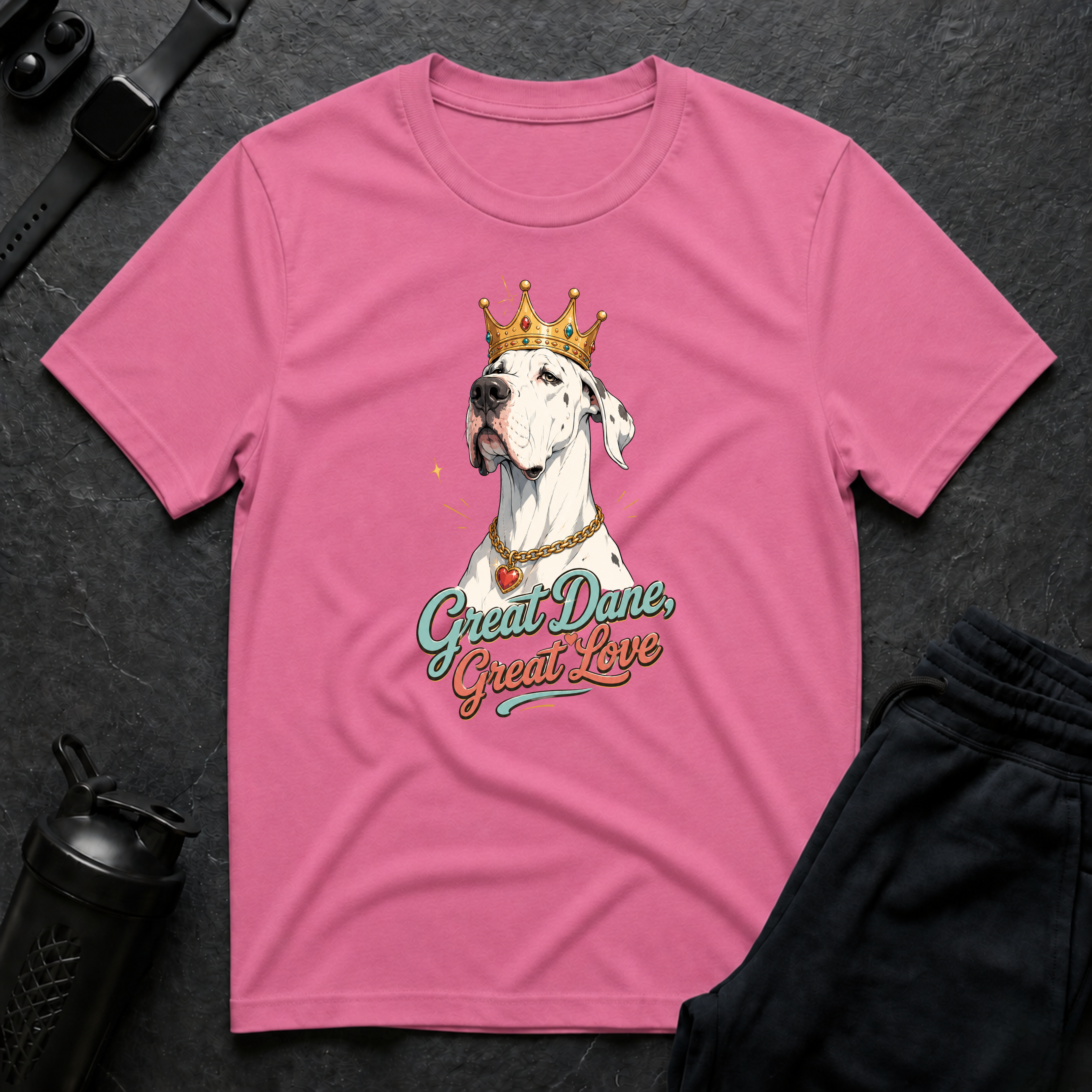 Crowned Great Dane Love