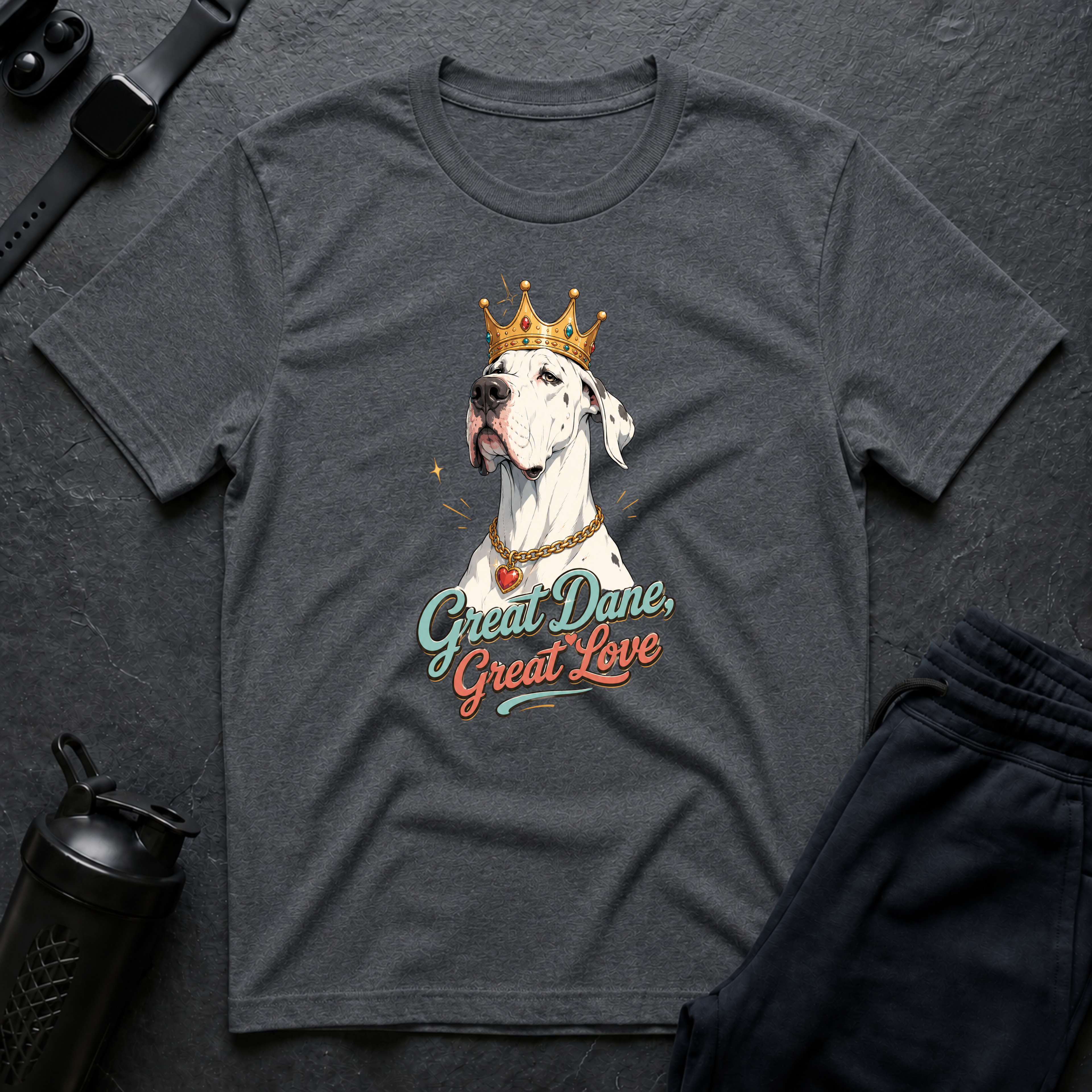 Crowned Great Dane Love