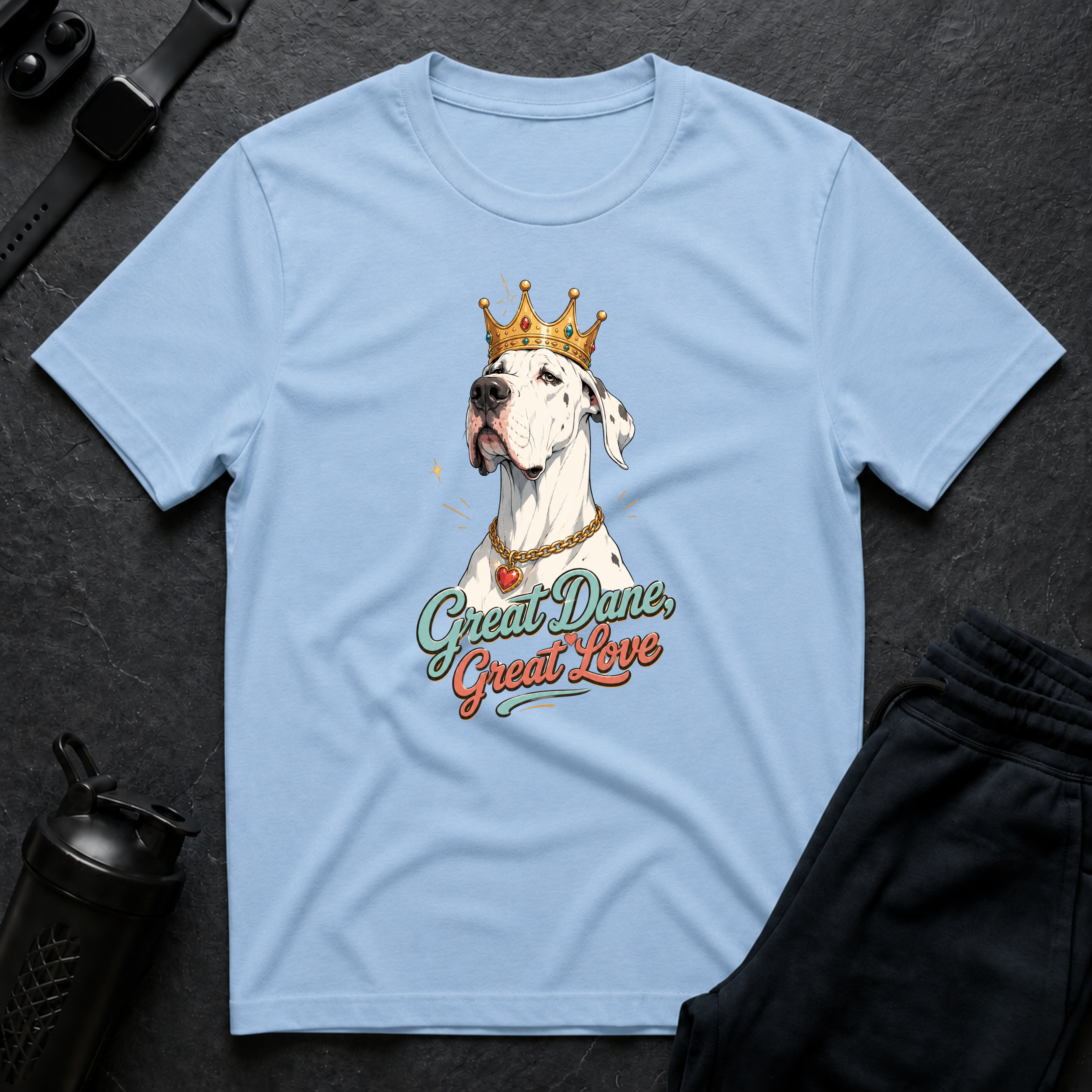 Crowned Great Dane Love