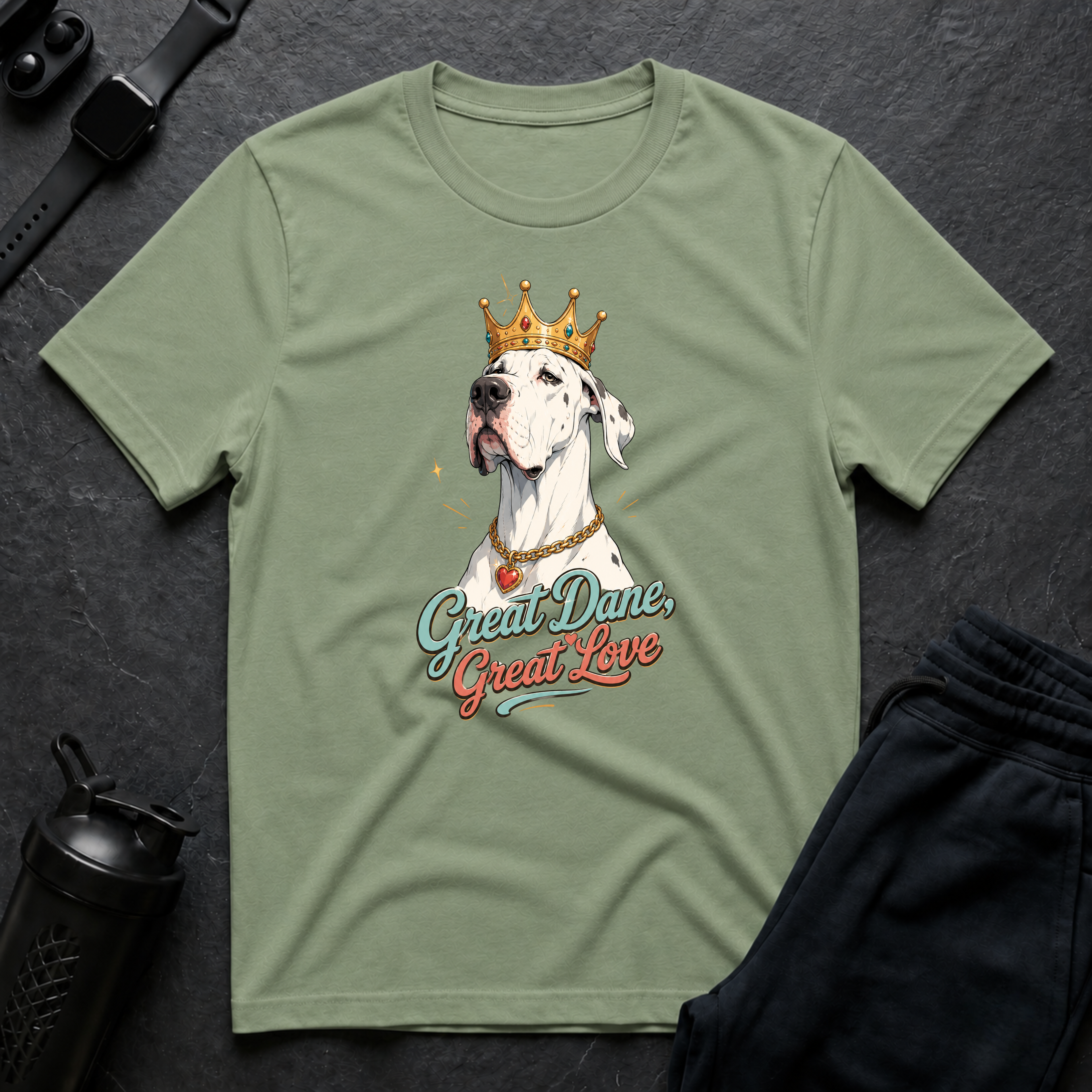 Crowned Great Dane Love