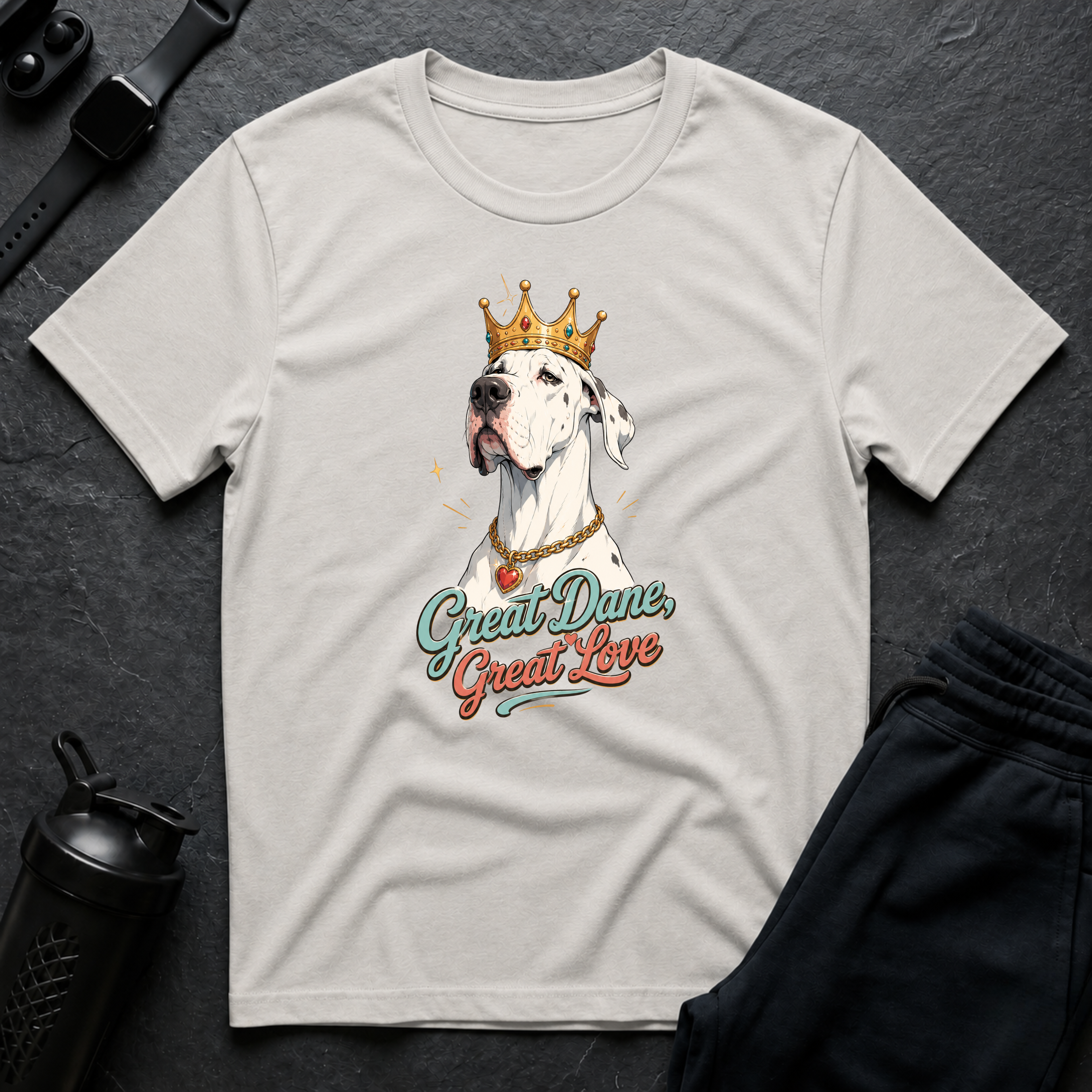 Crowned Great Dane Love