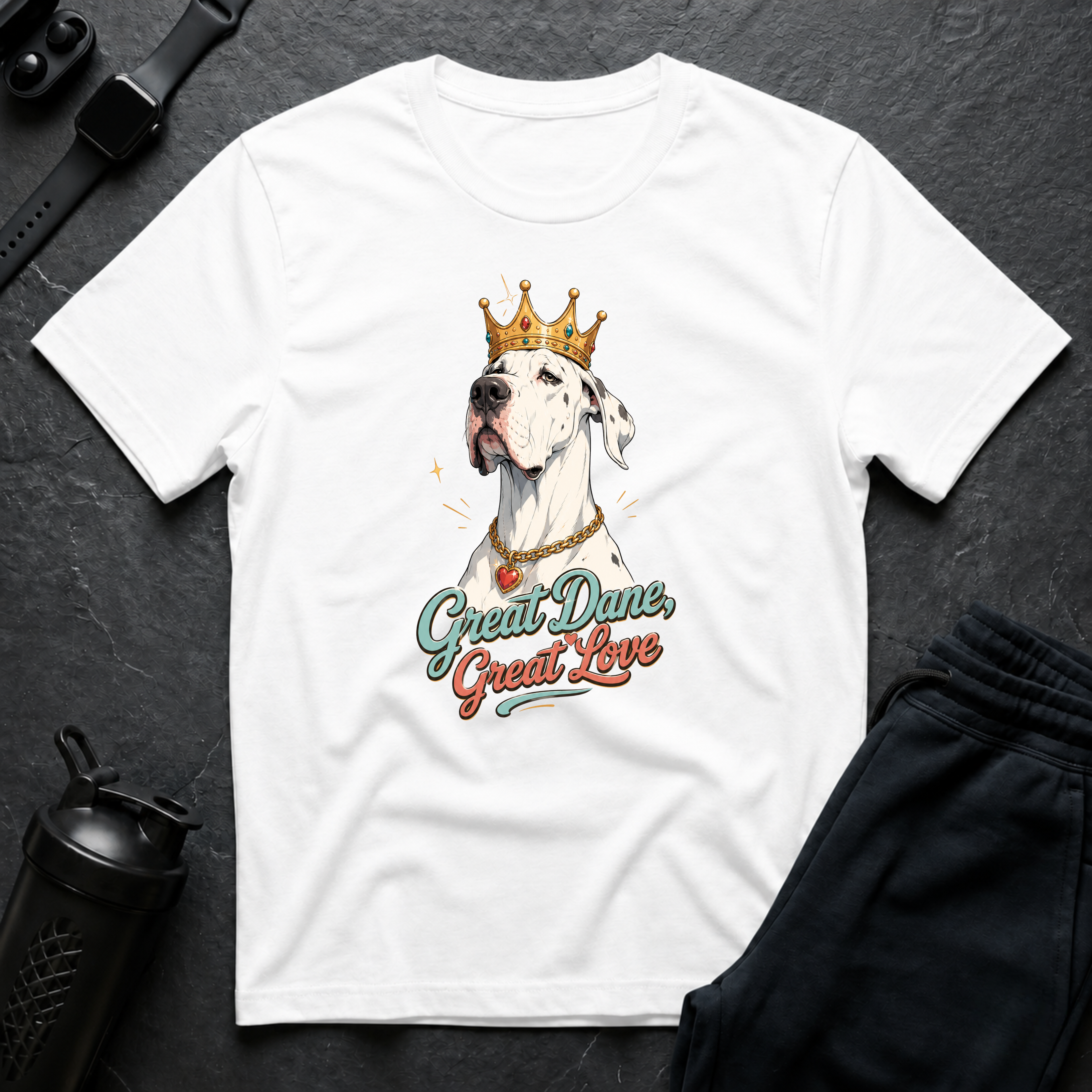 Crowned Great Dane Love