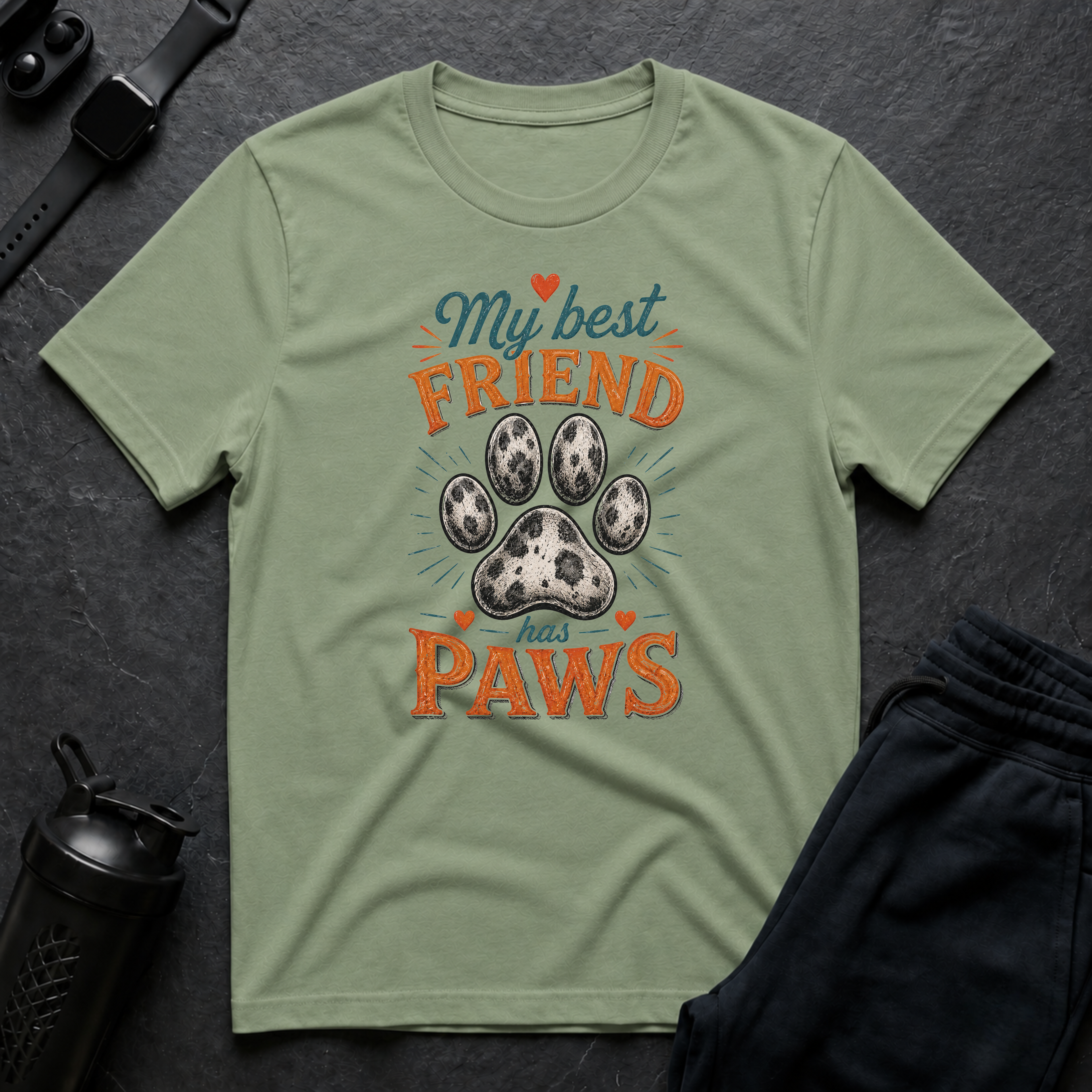 Friendship Pawprint Bliss