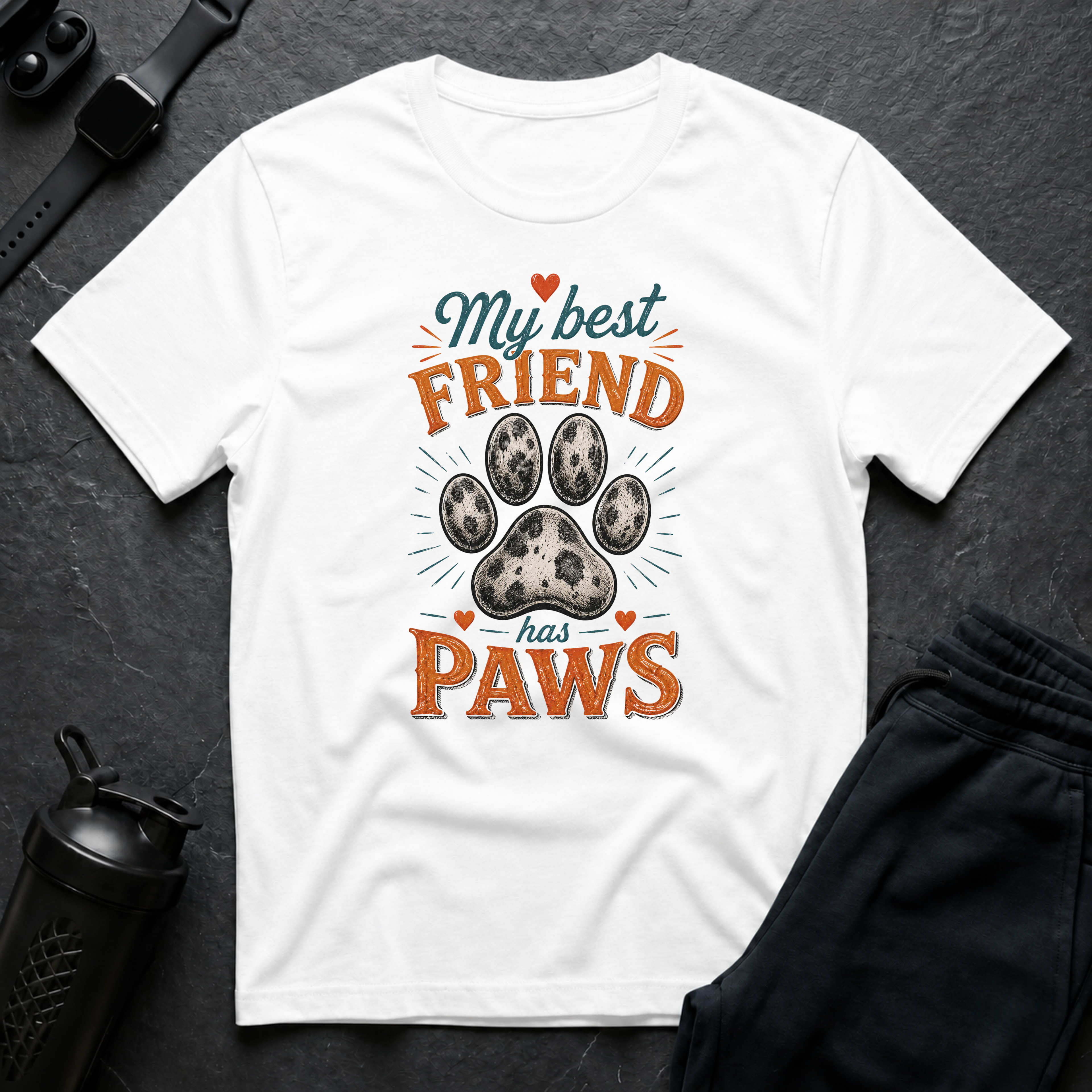 Friendship Pawprint Bliss