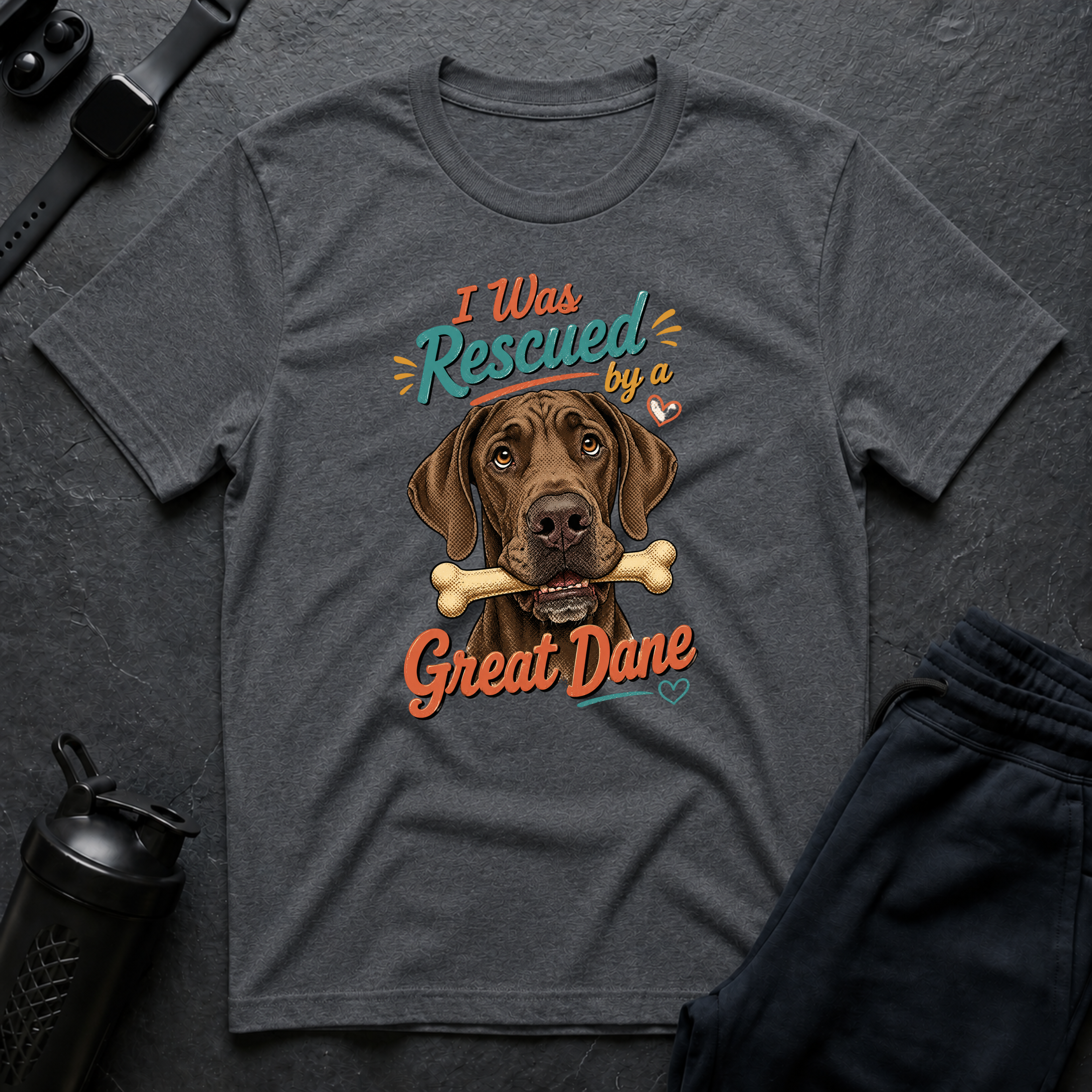 I Was Rescued Great Dane