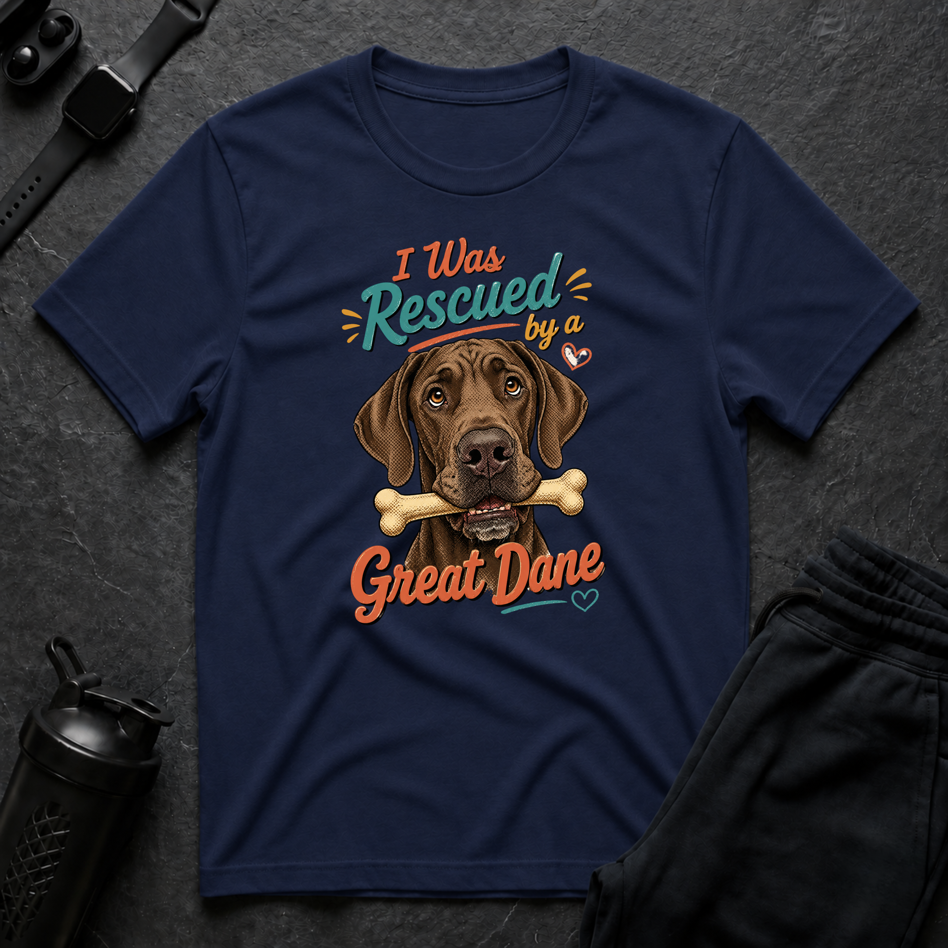 I Was Rescued Great Dane