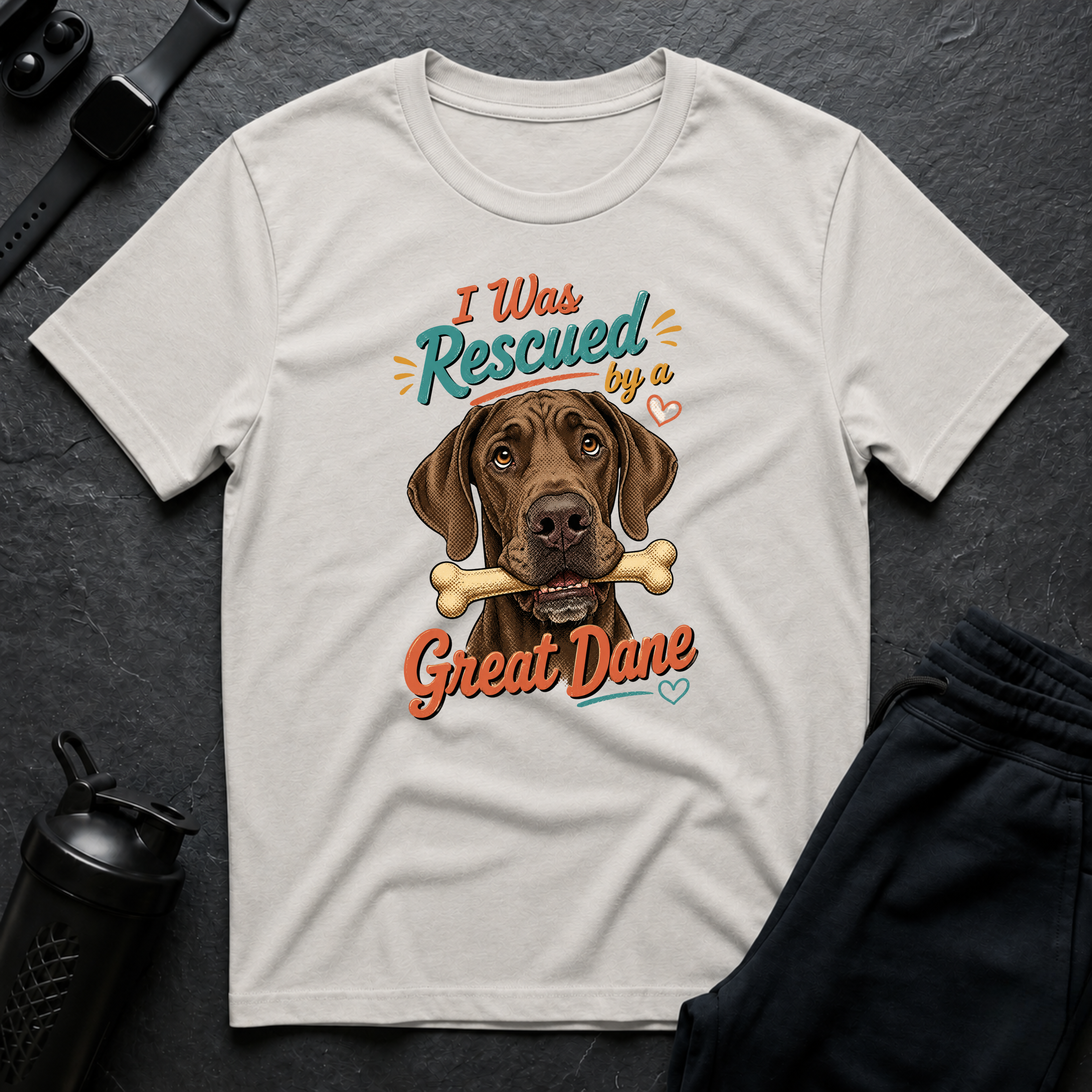 I Was Rescued Great Dane
