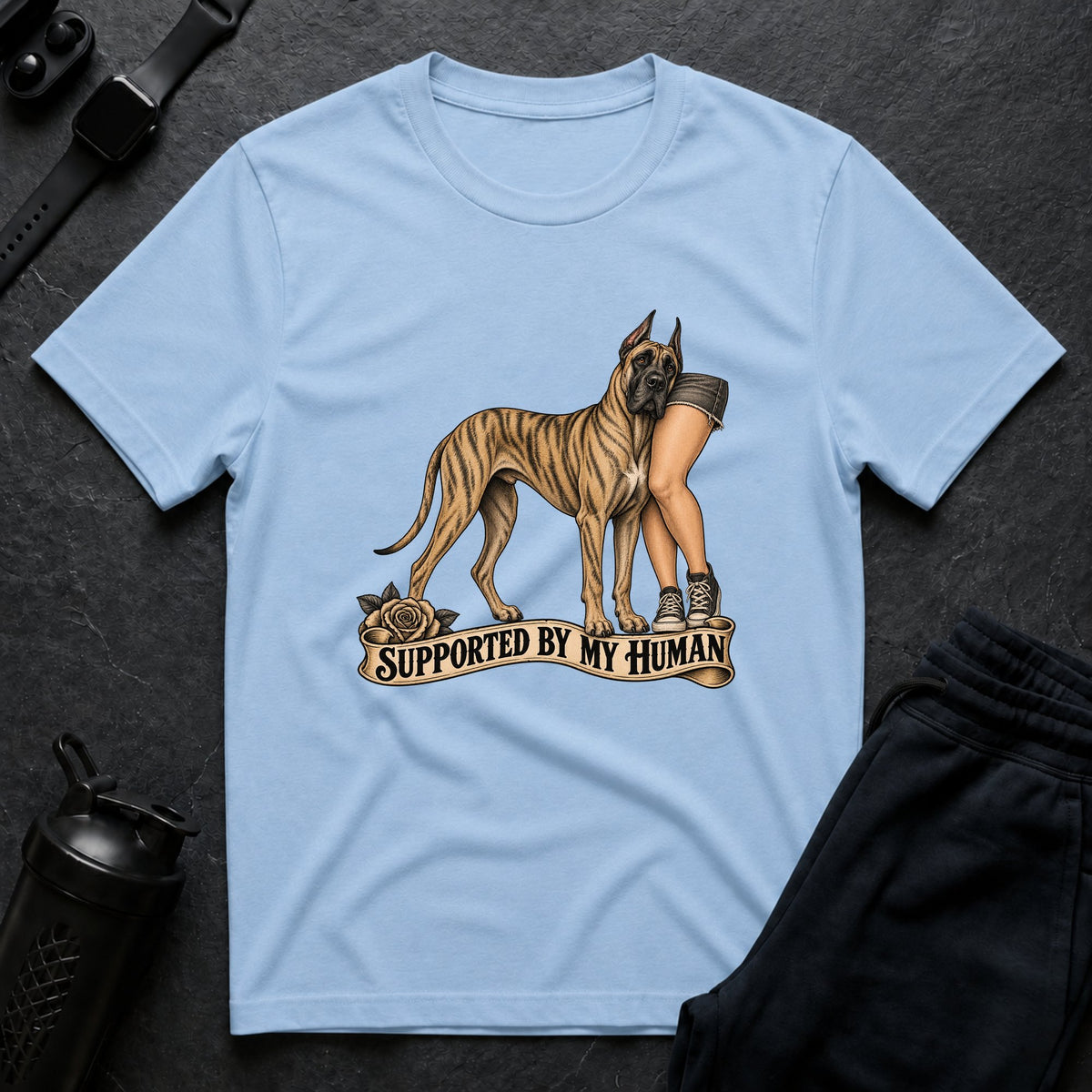 Supported By Human T-shirt