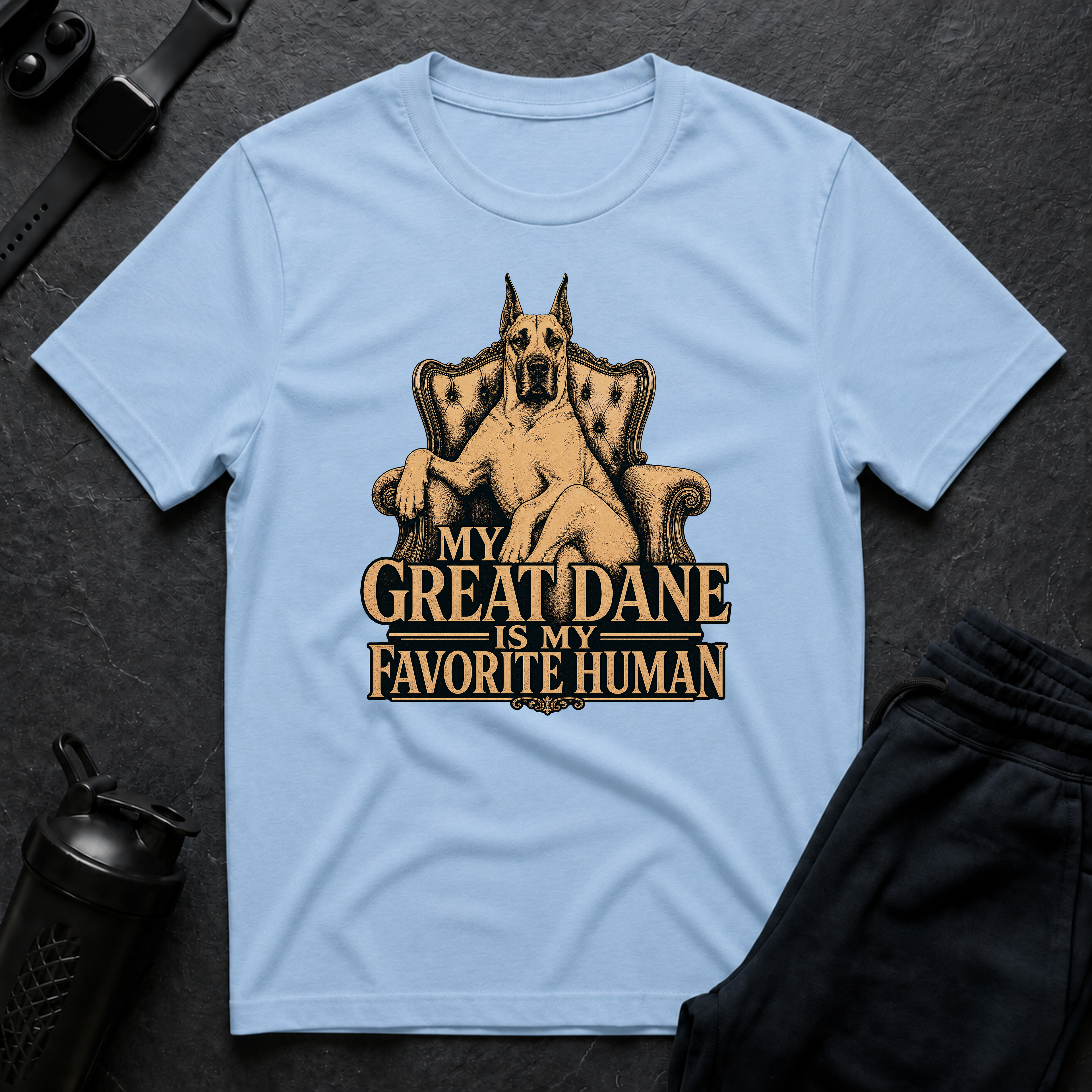 Great Dane Throne Love
