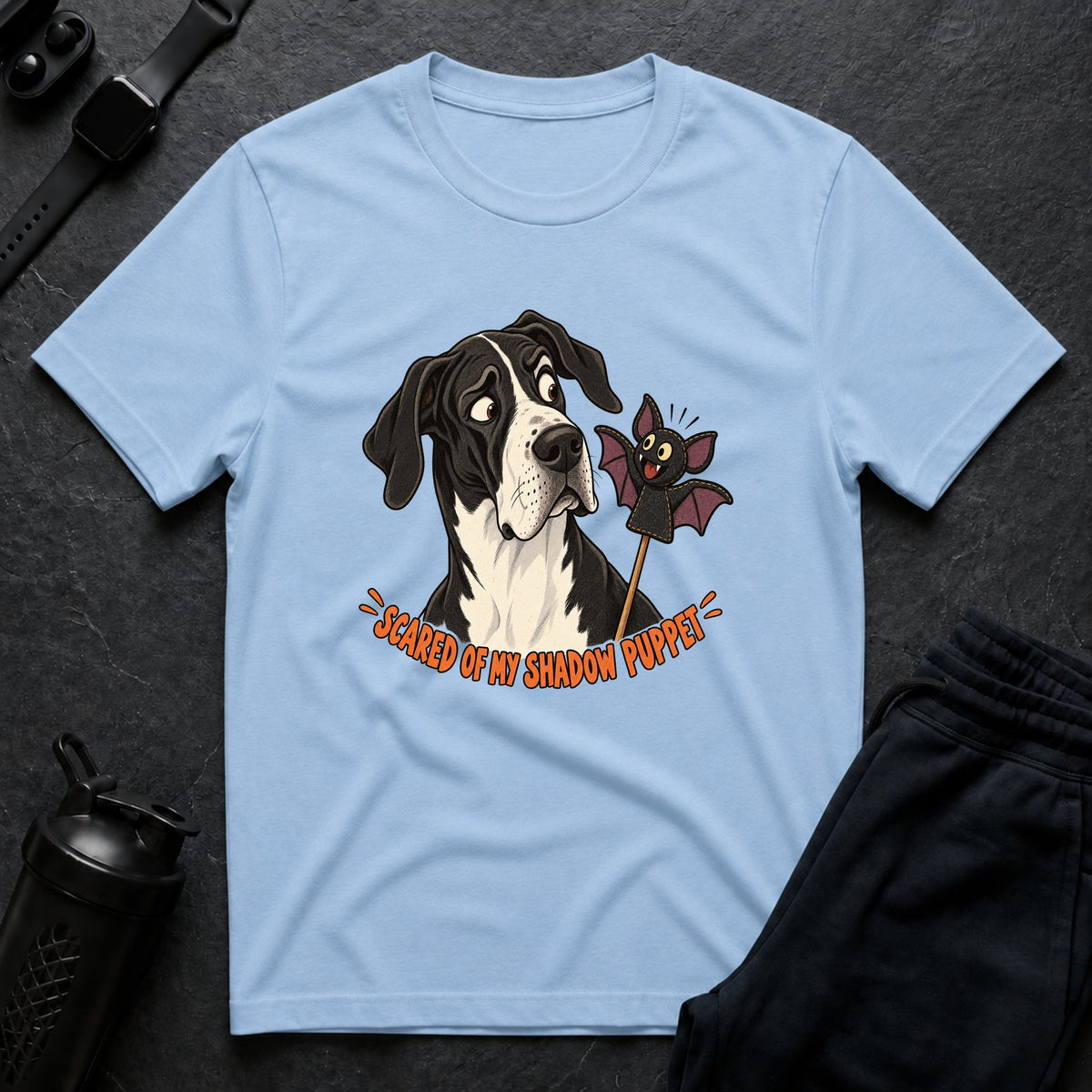 Scared Shadow Puppet – Great Dane T-Shirt
