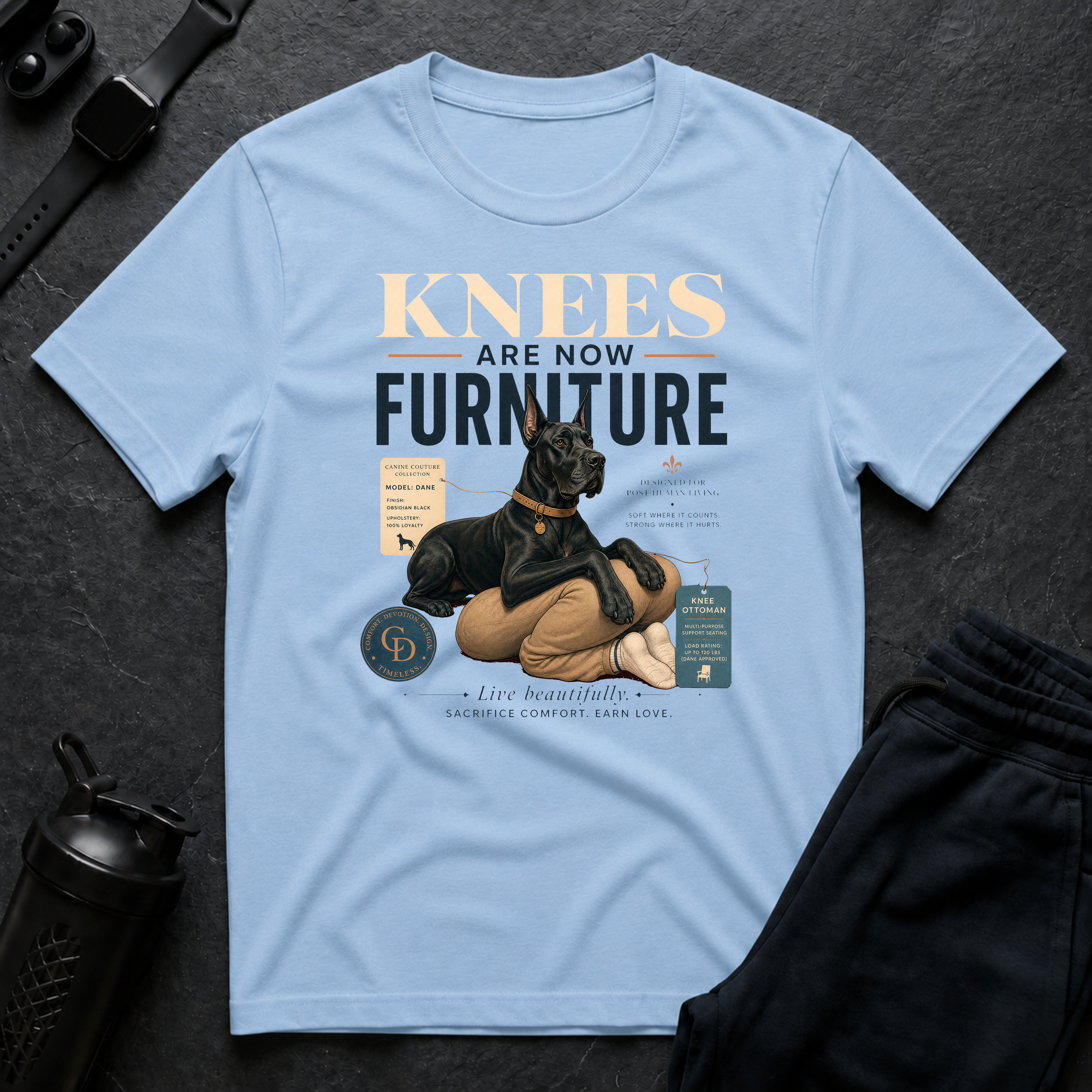 Knees Are Now Furniture