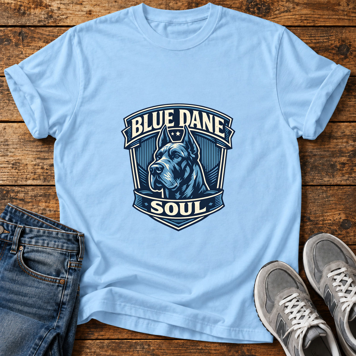 Blue Dane Soul Great Dane T-Shirt