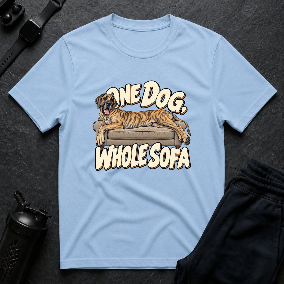 One Dog Sofa T-shirt