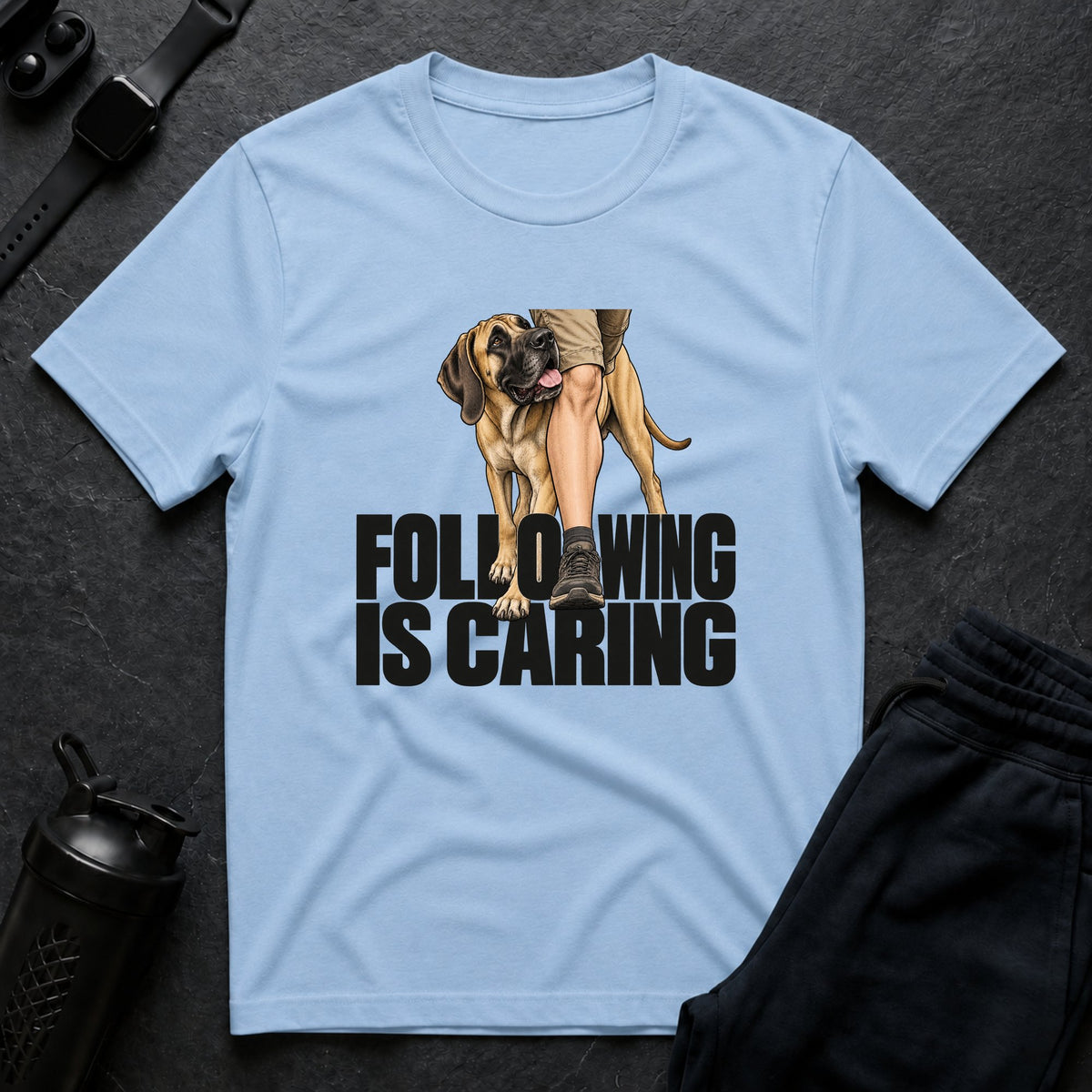 Following Is Caring T-shirt
