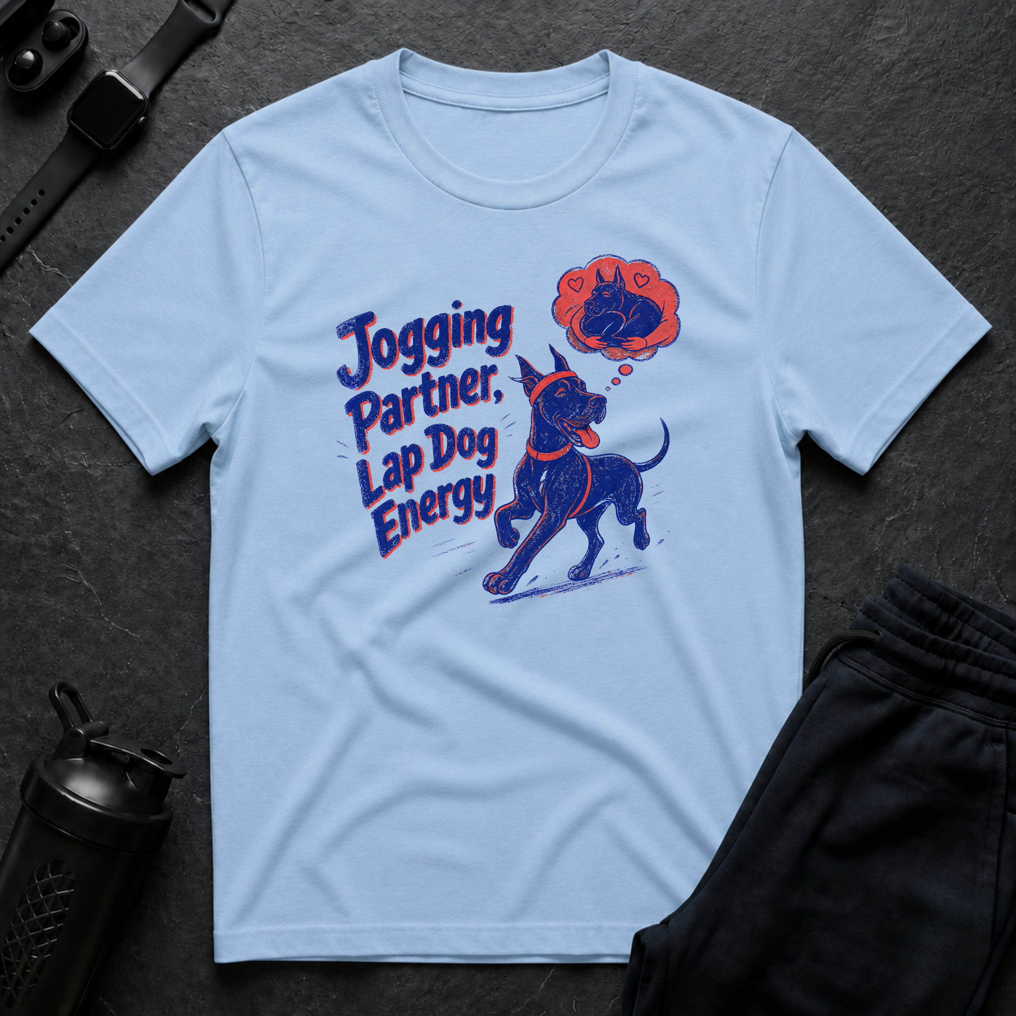 Jogging Lap Dog Energy