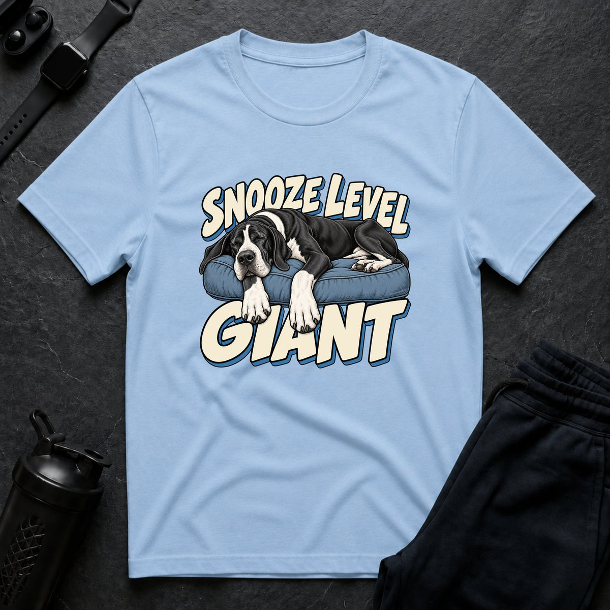 Snooze Level Giant T-shirt
