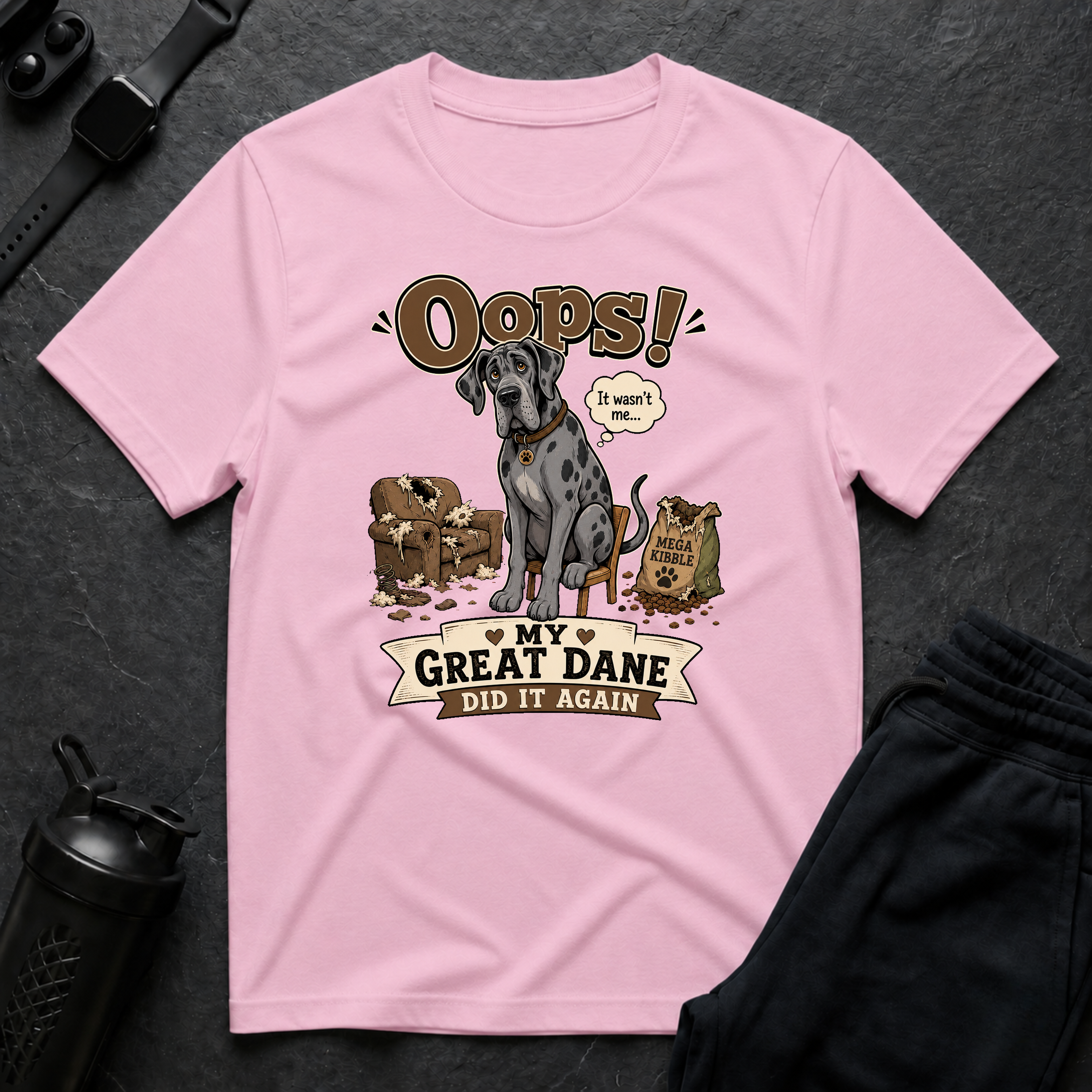 Oops Great Dane Mishap