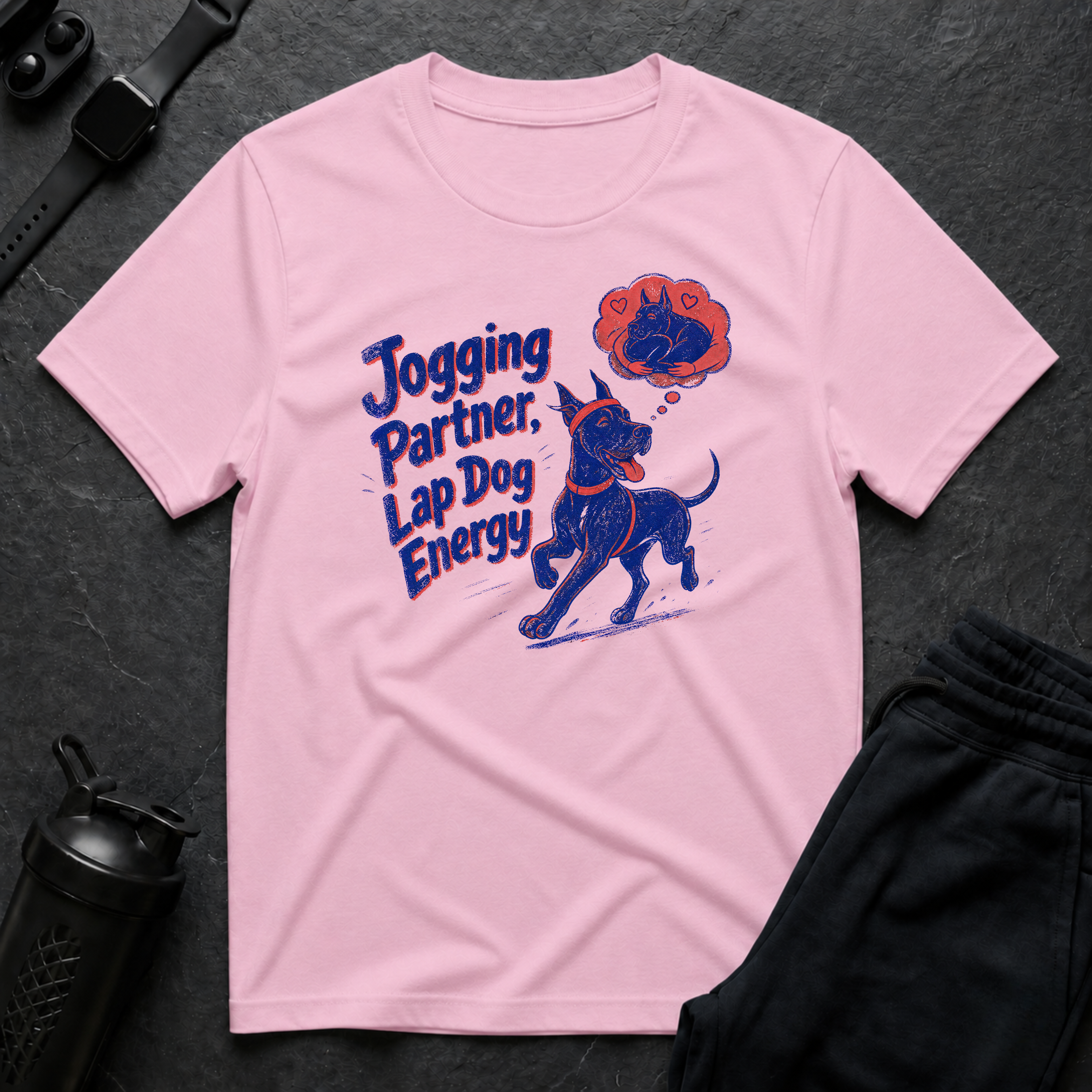 Jogging Lap Dog Energy